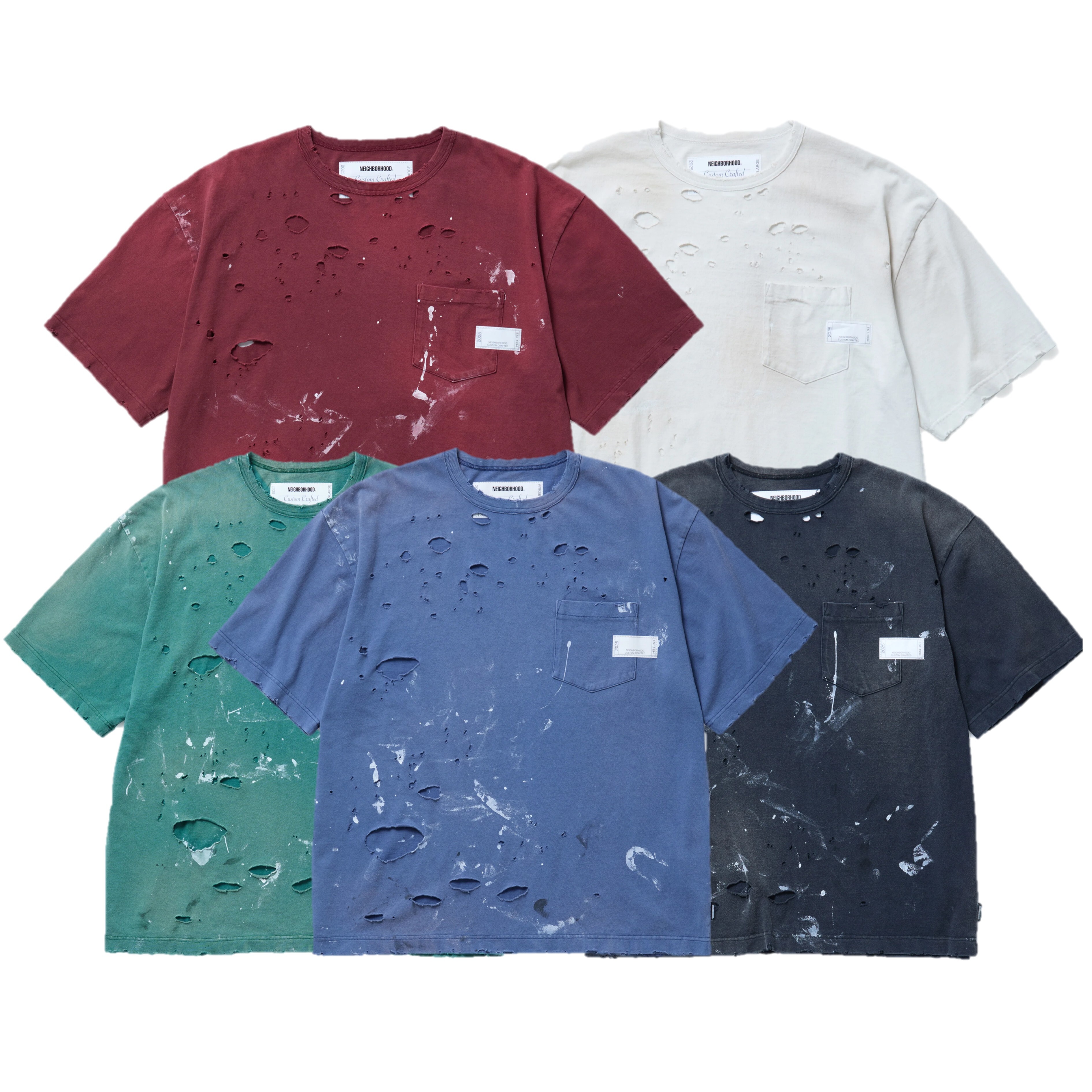 NEIGHBORHOOD SAVAGE CREWNECK-P SS 短袖 T恤 上衣 5色 251OKNH-CSM04