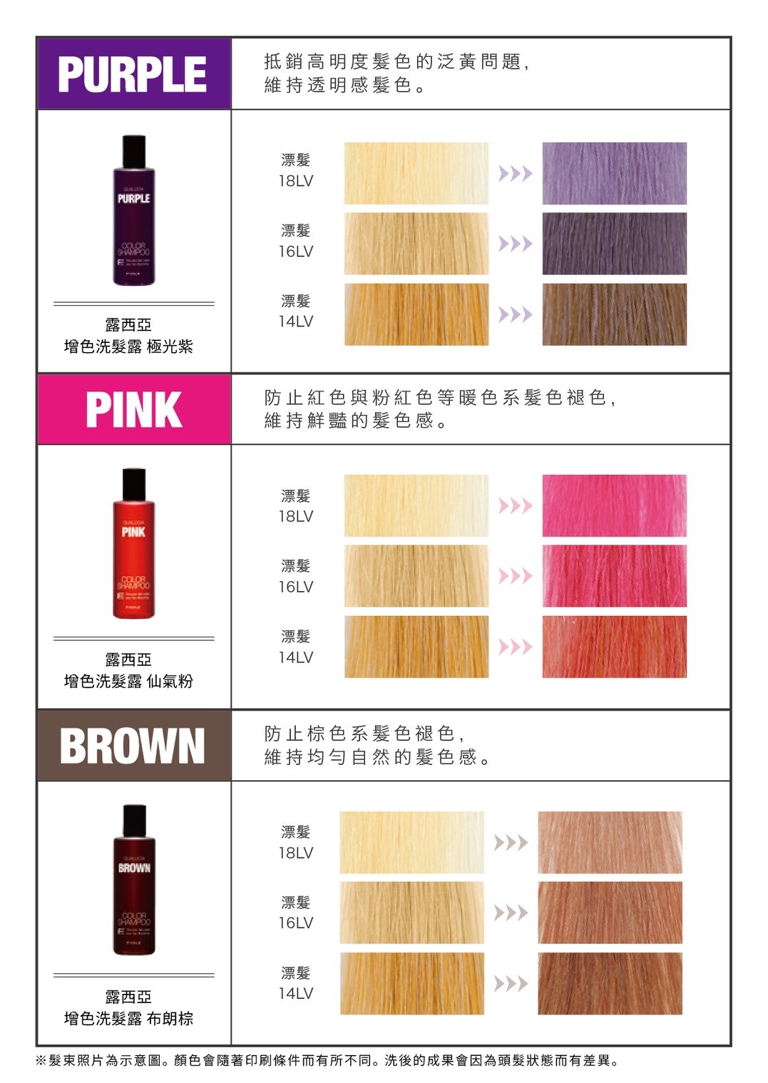 Fiole露西亞矯色洗髮精 補色洗 增色洗髮精 補色洗髮精 250ml/1000ml