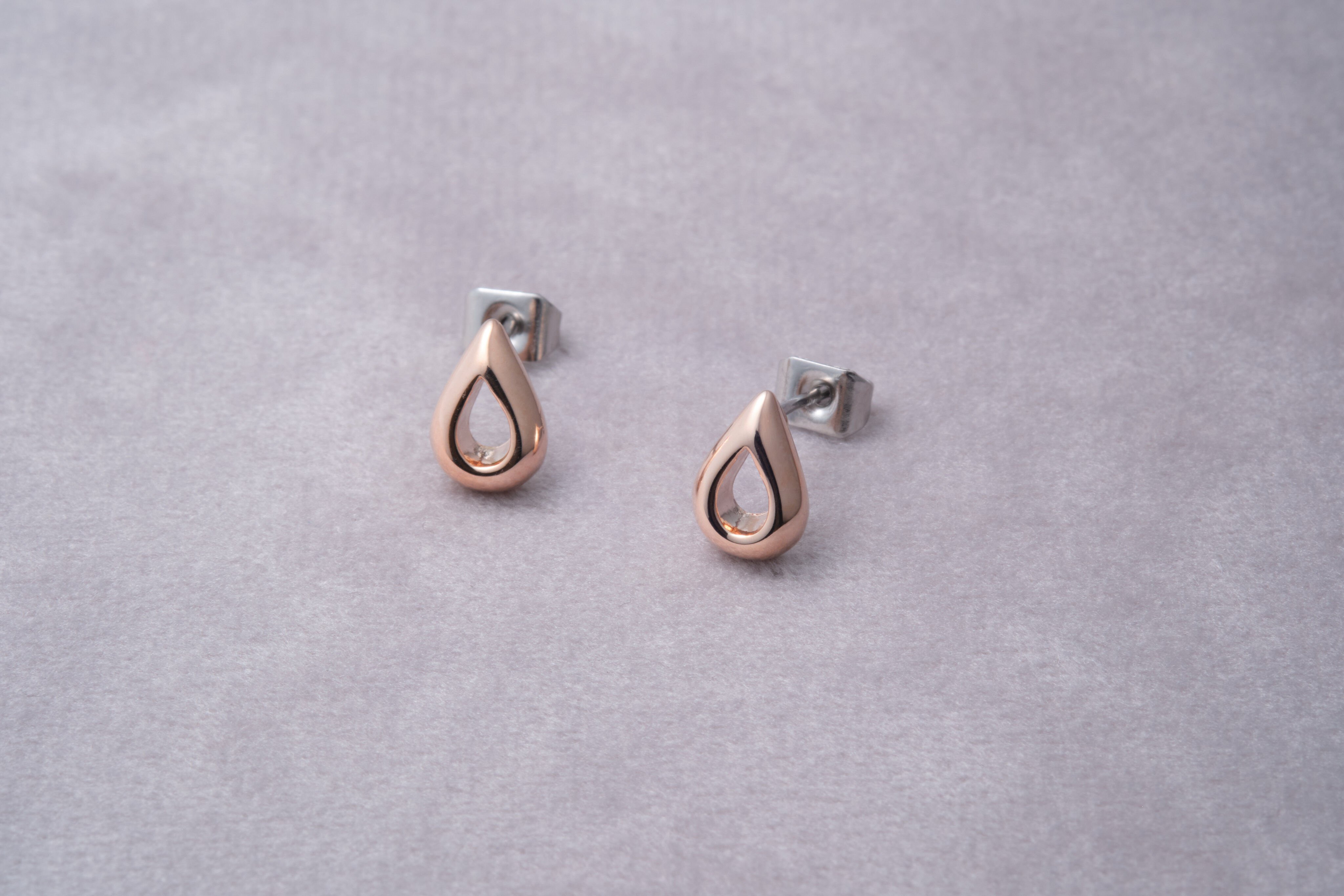 [toki.Tokyo] 醫療鋼耳針 | 玫瑰金 | NO.166