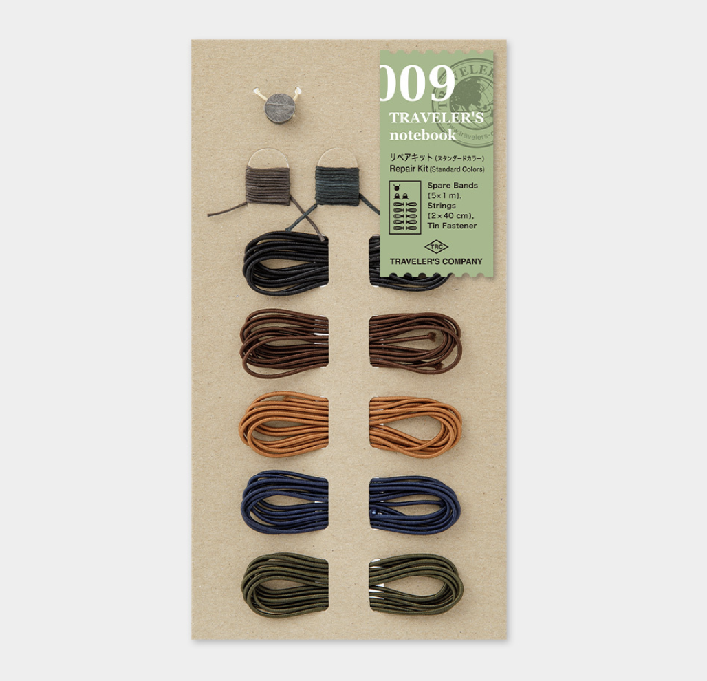 TRAVELER'S notebook (TN) | 009/010 5色綁帶