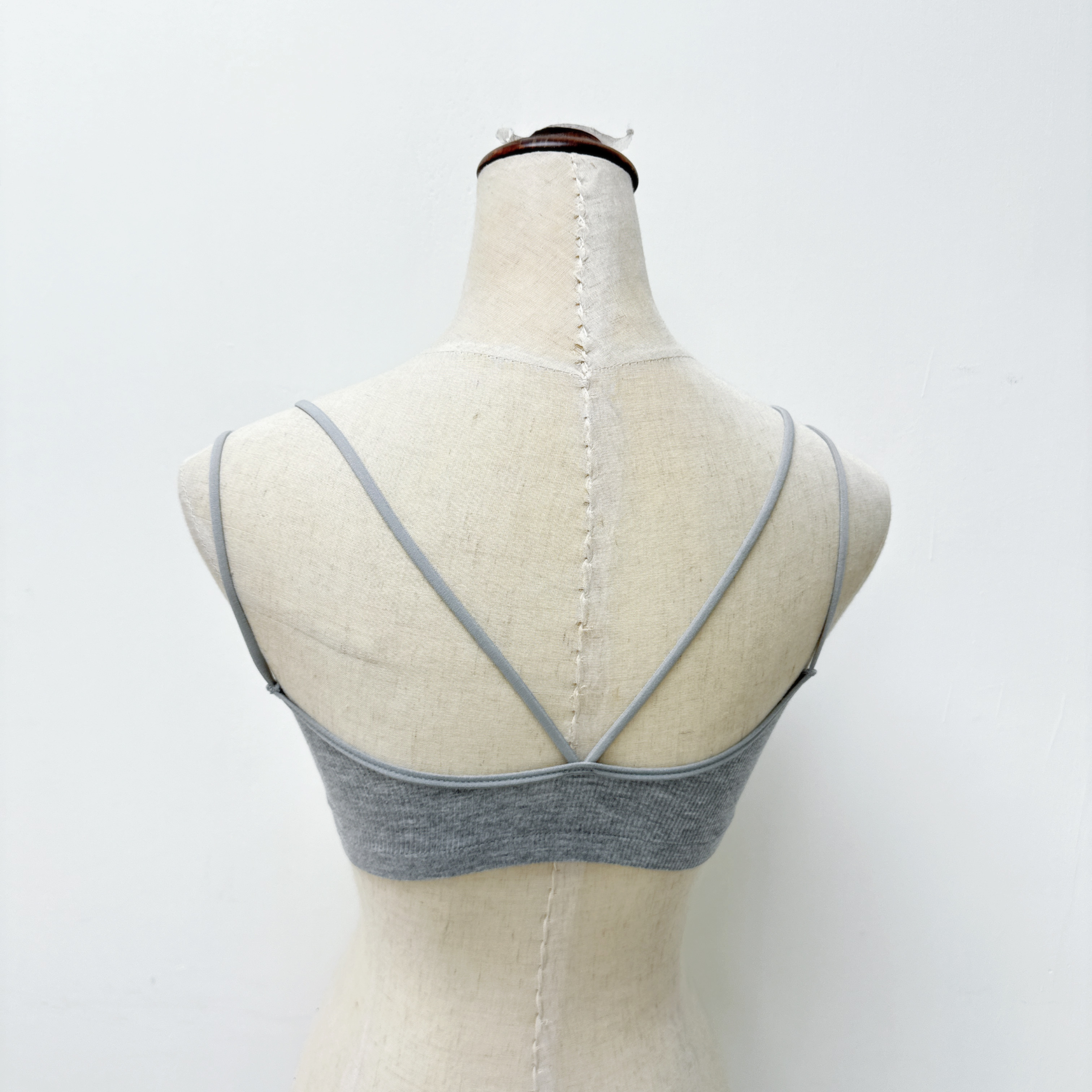 0912-後V雙幼帶羅紋固定杯CasualBra - 2件裝 (S71-S74)