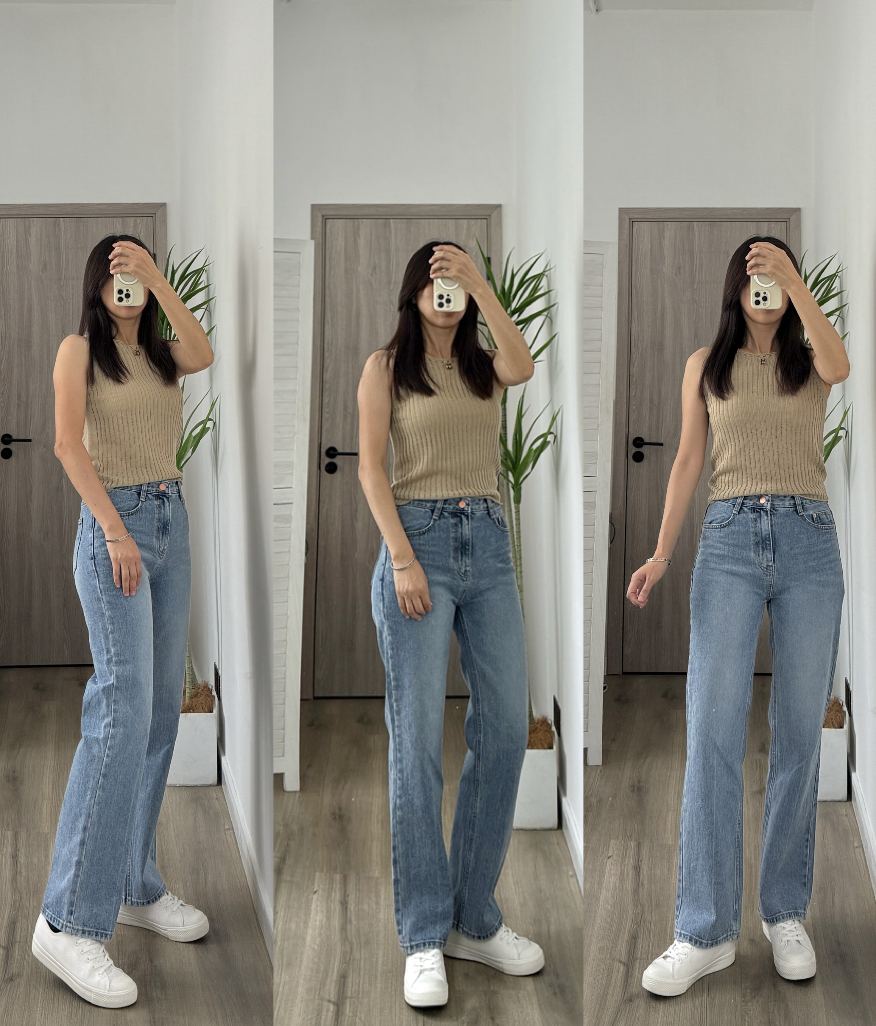 JS1119 直腳筒型牛仔褲