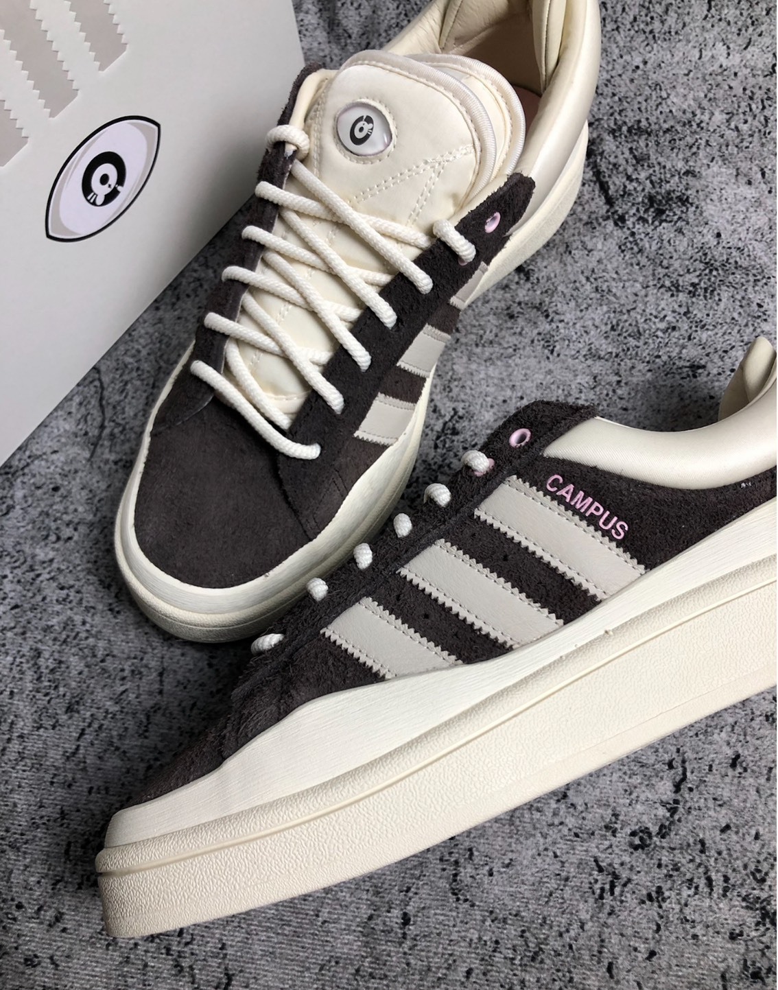 Bad Bunny x adidas Campus 壞痞兔板鞋｜深褐色