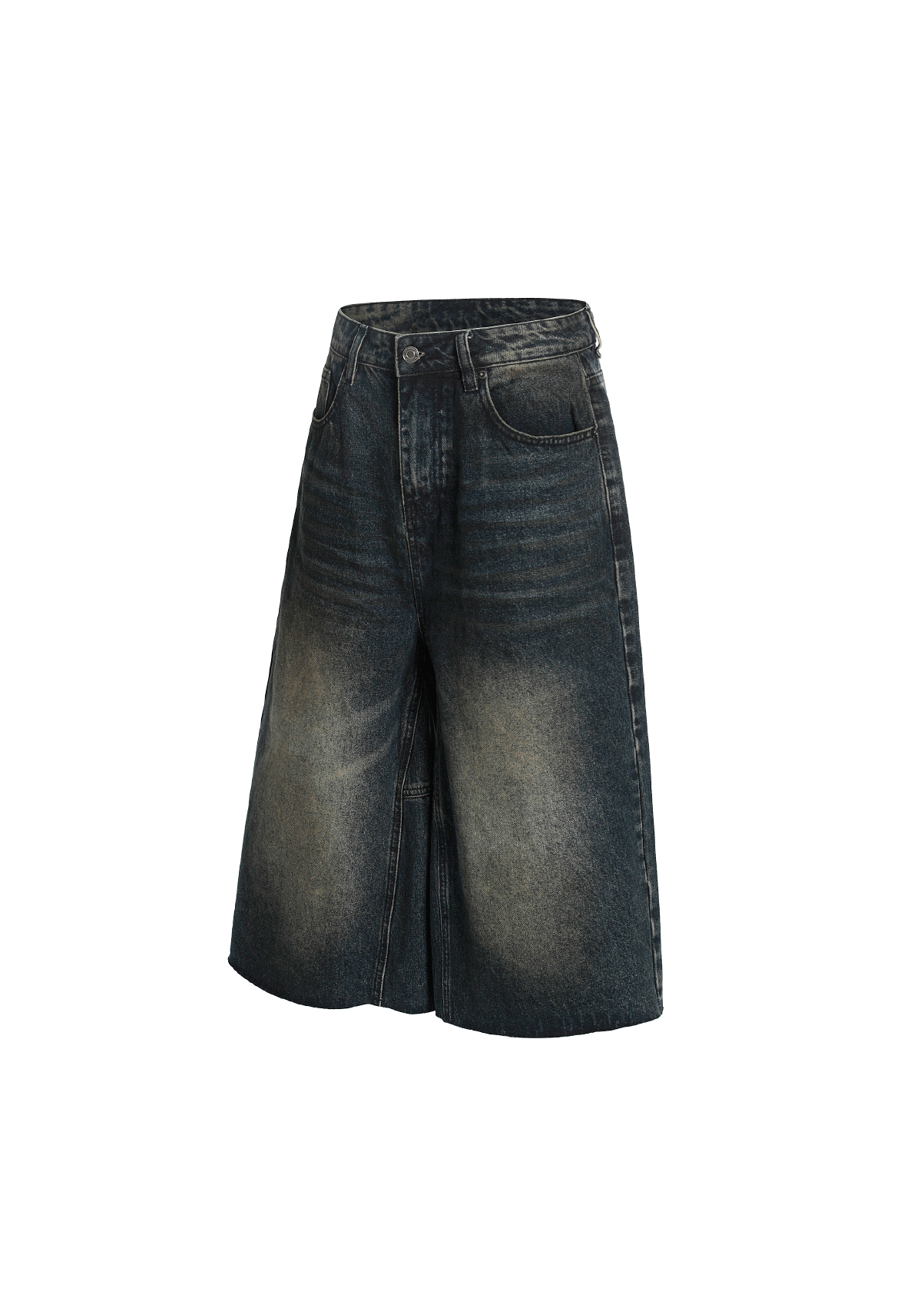 - SIMPLEACTION - 泥料單寧七分褲