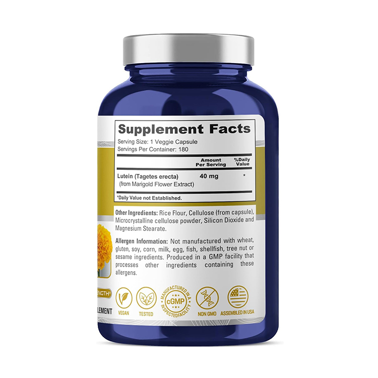 NusaPure Lutein 40mg , 180 Veg Caps
