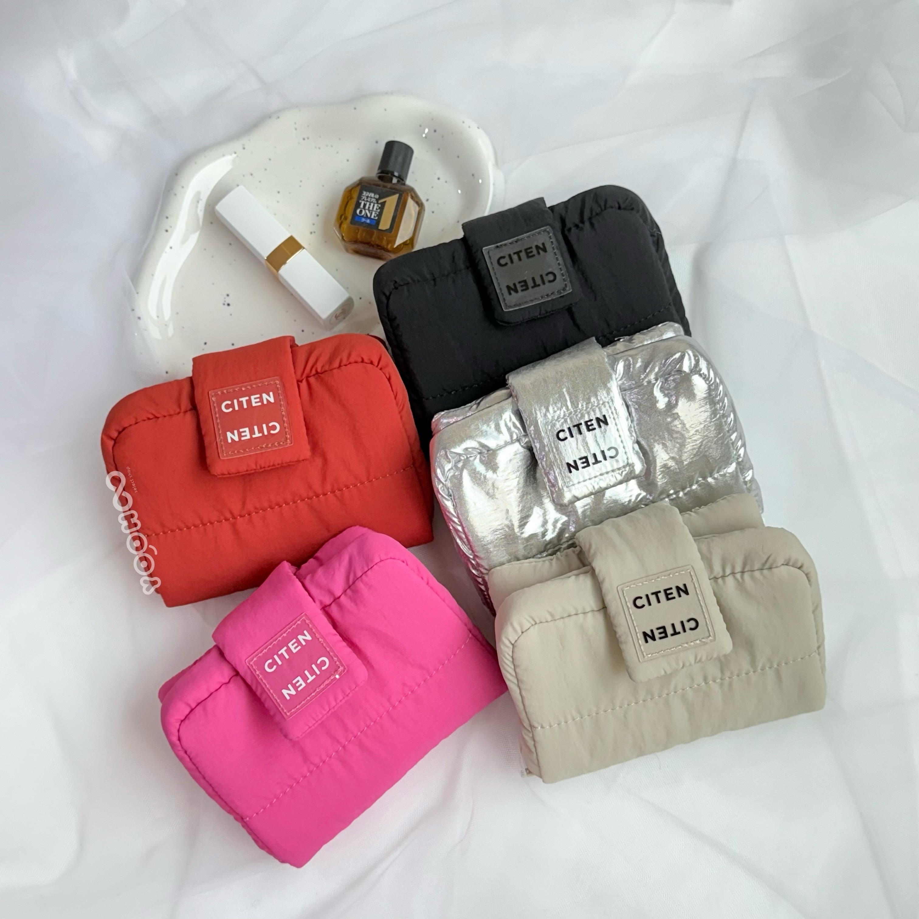 預購┃CITEN 附隨身鏡 化妝小包 收納包