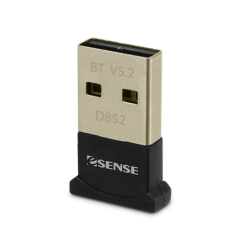Esense 藍牙迷你接收器 50米 V5.2 EDR (D852)
