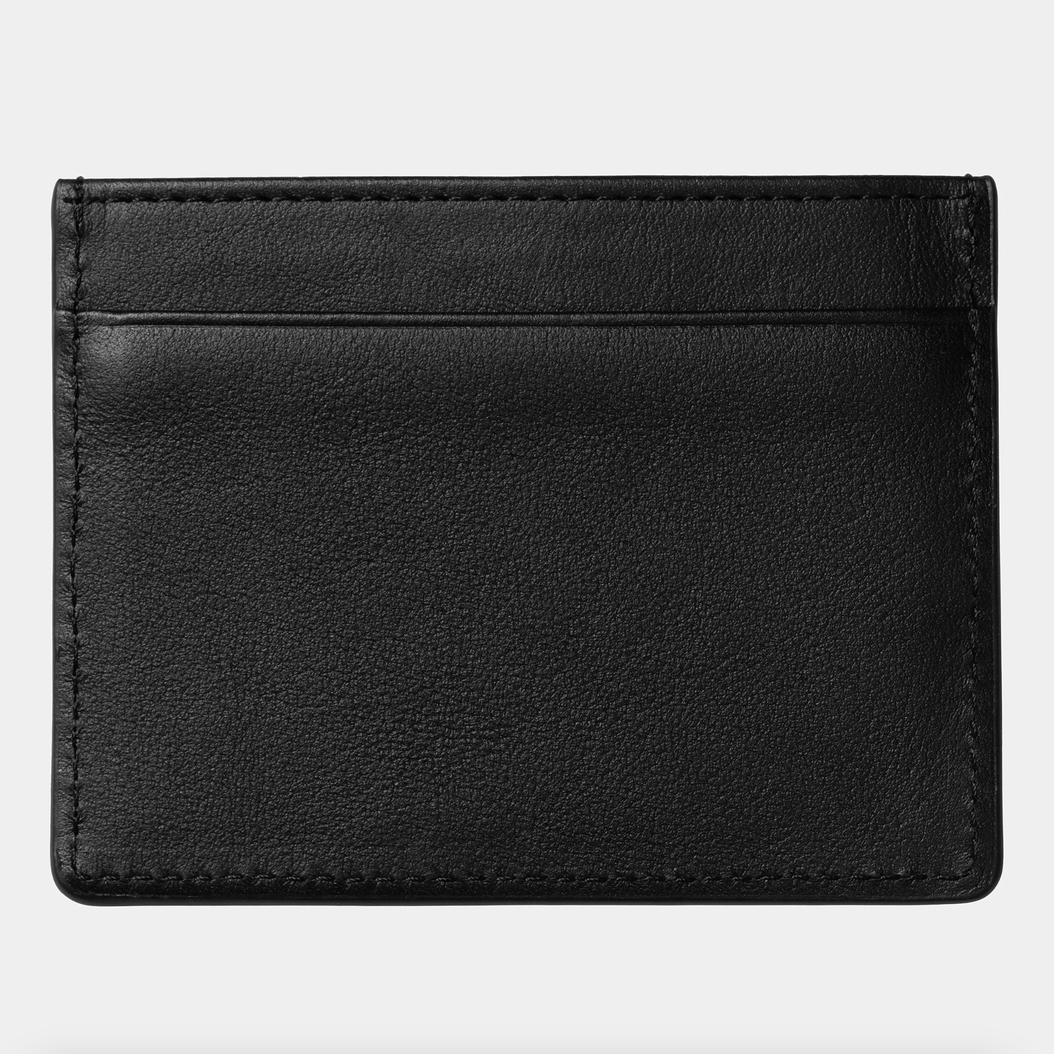 -(C015)-CARHARTT WIP LOGO VEGAS CARDHOLDER 牛皮 卡夾 銀字-I033109