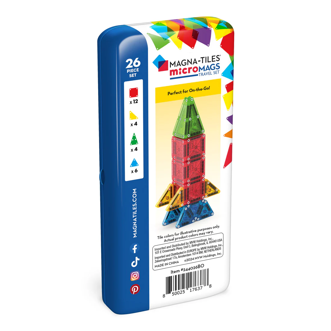 MAGNA-TILES Micromags Travel Set