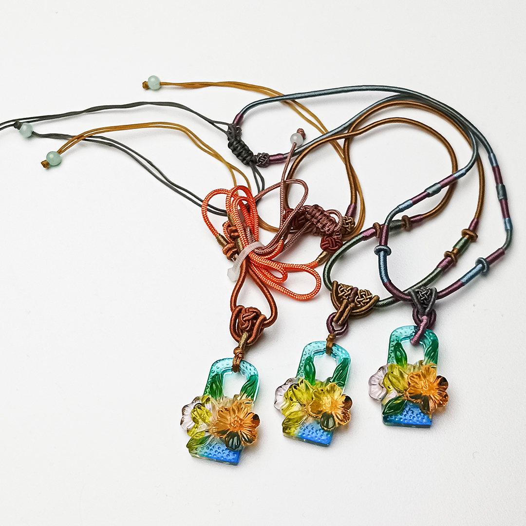 居家開運｜花籃  琉璃項鍊