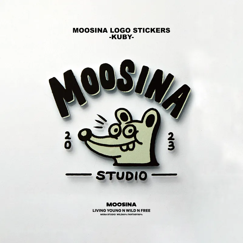 【MOOSINA】 -  LOGO STICKERS個性貼紙