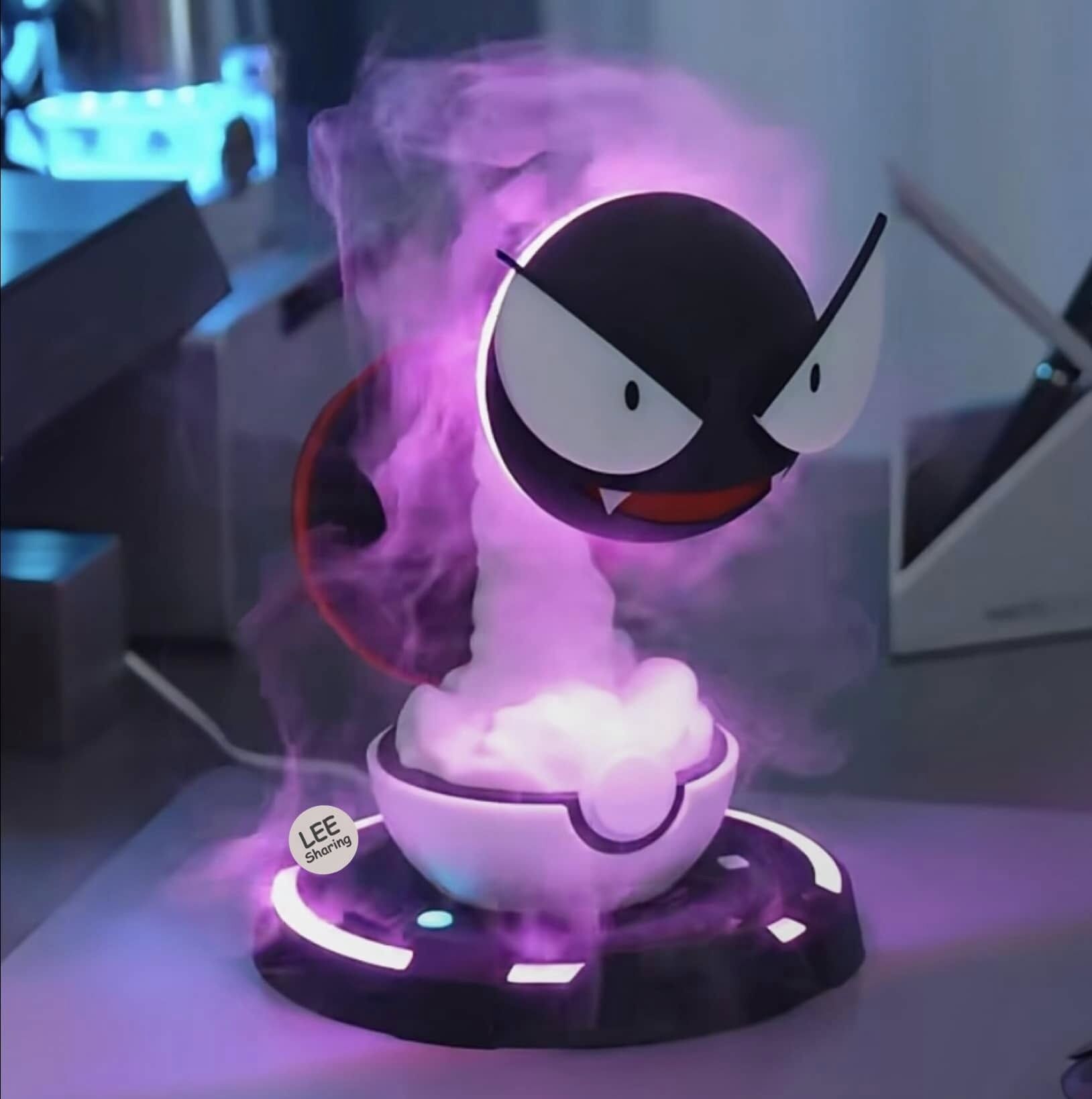 鬼斯加濕器 寶可夢 3D打印 香薰機 擴香機 水氧機 神奇寶貝 小夜燈