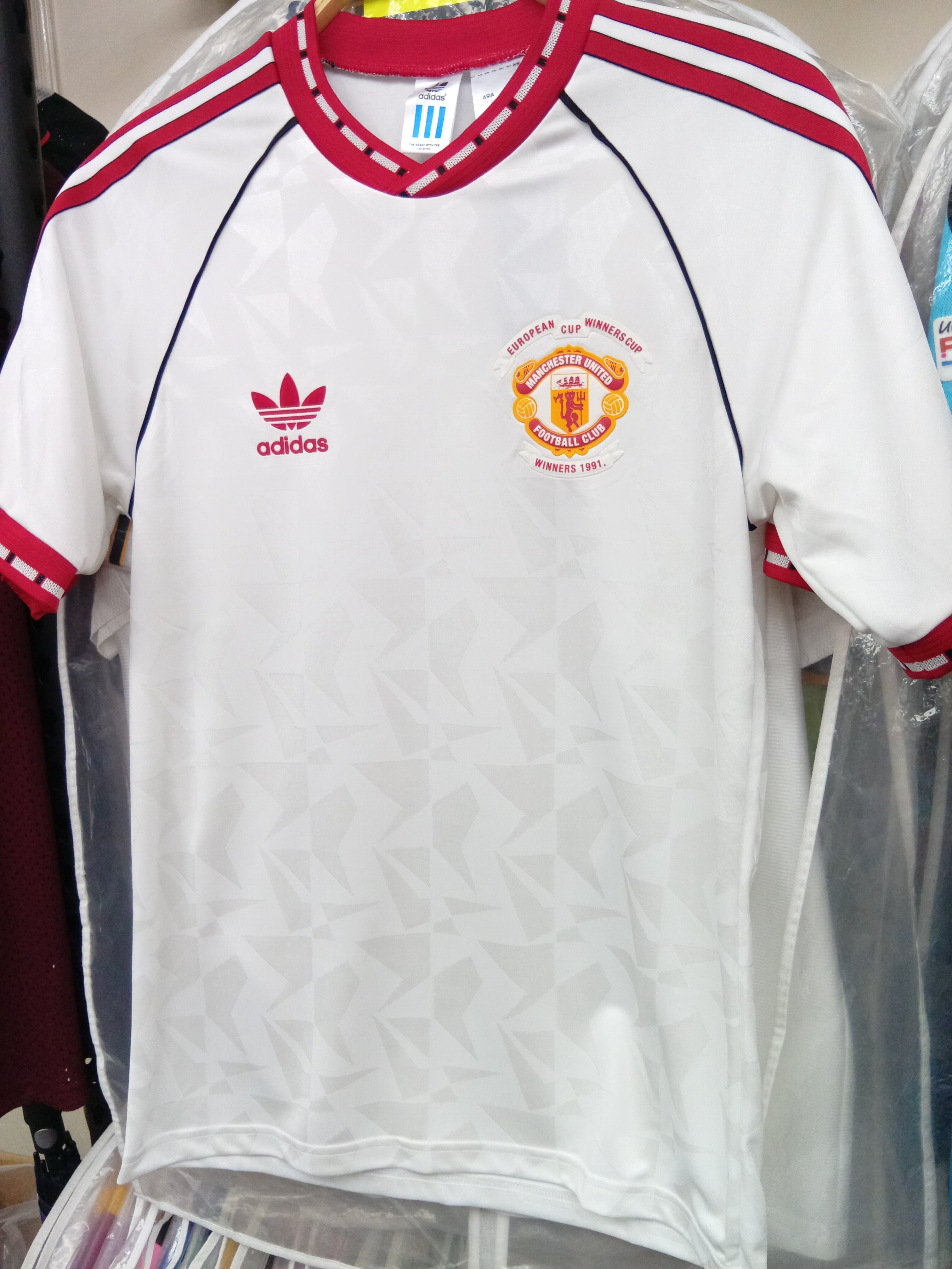 90-91曼聯作客決賽版復刻球衣