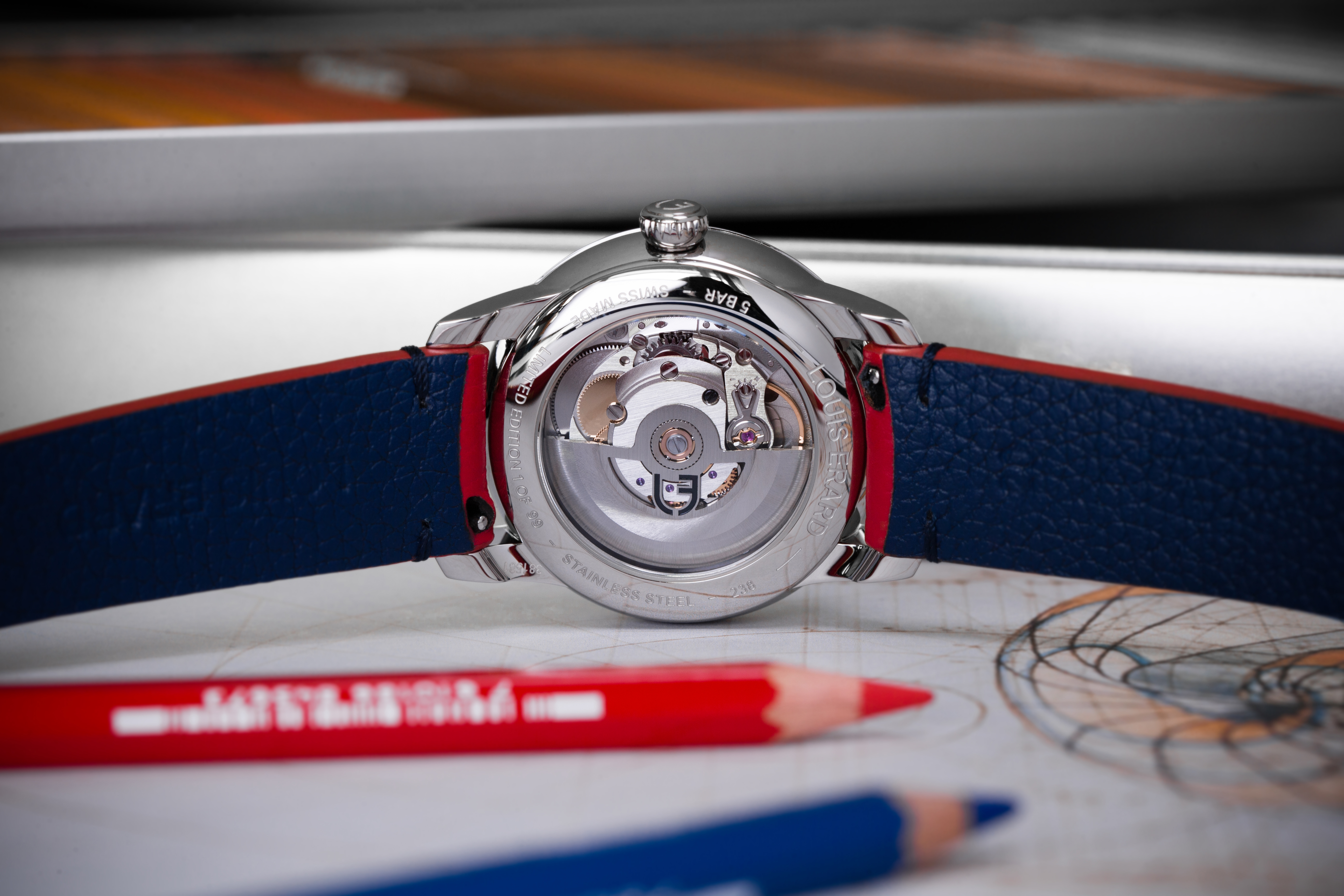 Louis Erard, Noirmont Métiers d'art Collection,藝術大師系列,三針一線,規範式指針,Petite Seconde,Émail Grand Feu II,大明火琺瑯