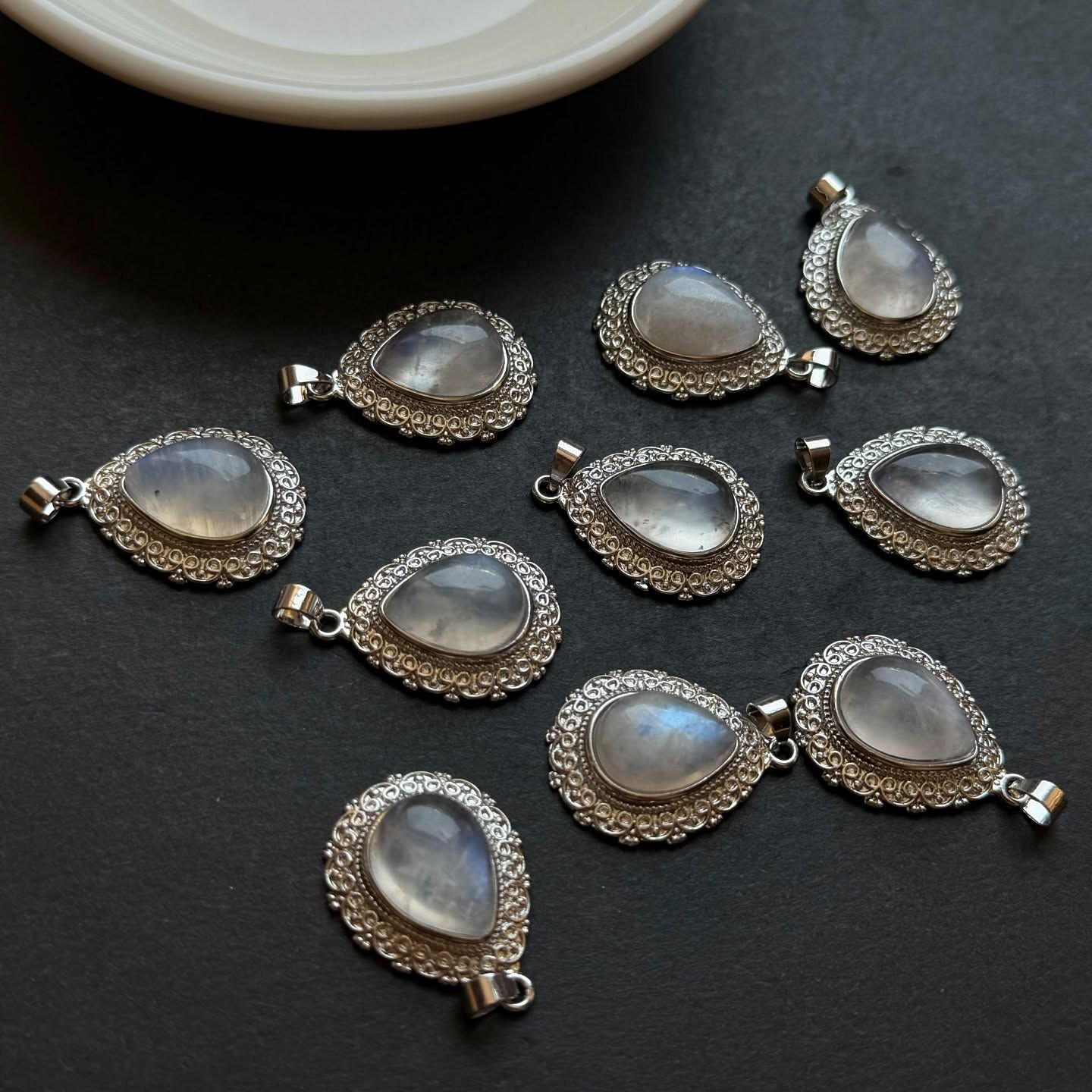 [原石] 月光石 項鍊吊墜