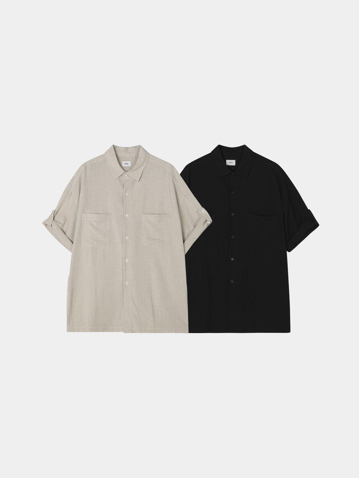 淨色短袖恤衫 OWN-097S