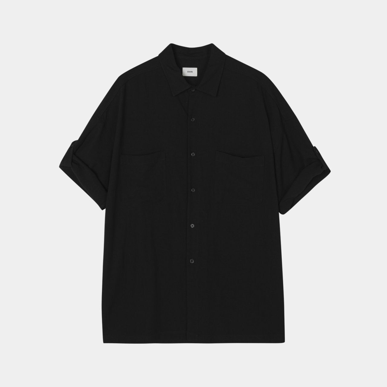 淨色短袖恤衫 OWN-097S