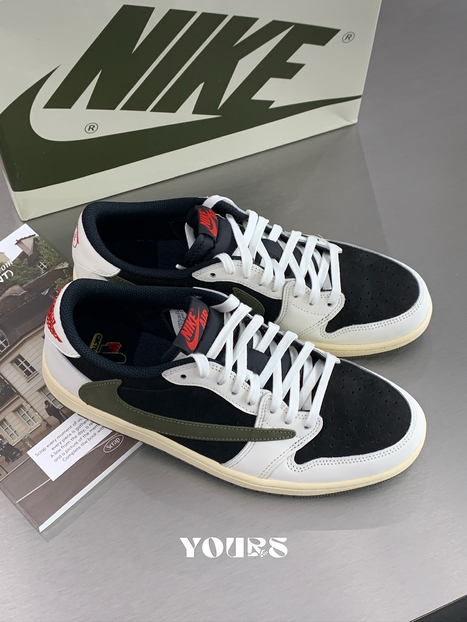 <預購> Travis Scott x Air Jordan 1 Low Olive 橄欖綠 倒鉤 (DZ4137-106)