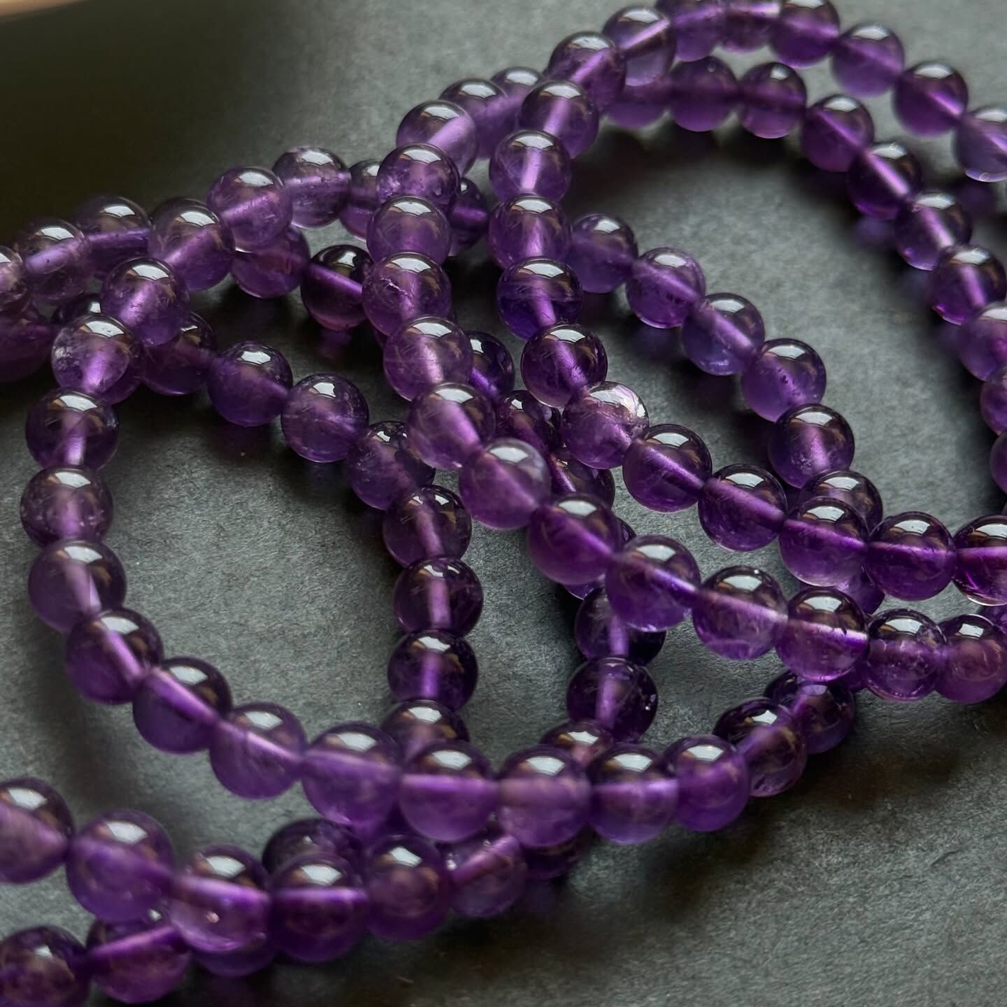 [原石] 烏拉圭紫水晶 水晶手串