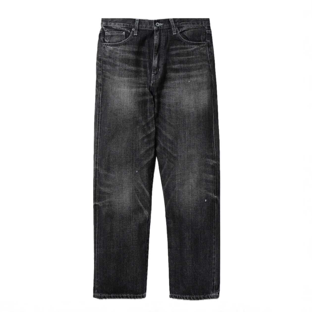 -(B4c04)-NEIGHBORHOOD  WASHED DENIM DP BASIC PANTS 水洗 單寧 牛仔褲 黑色/藍色-251XBNH-PTM05