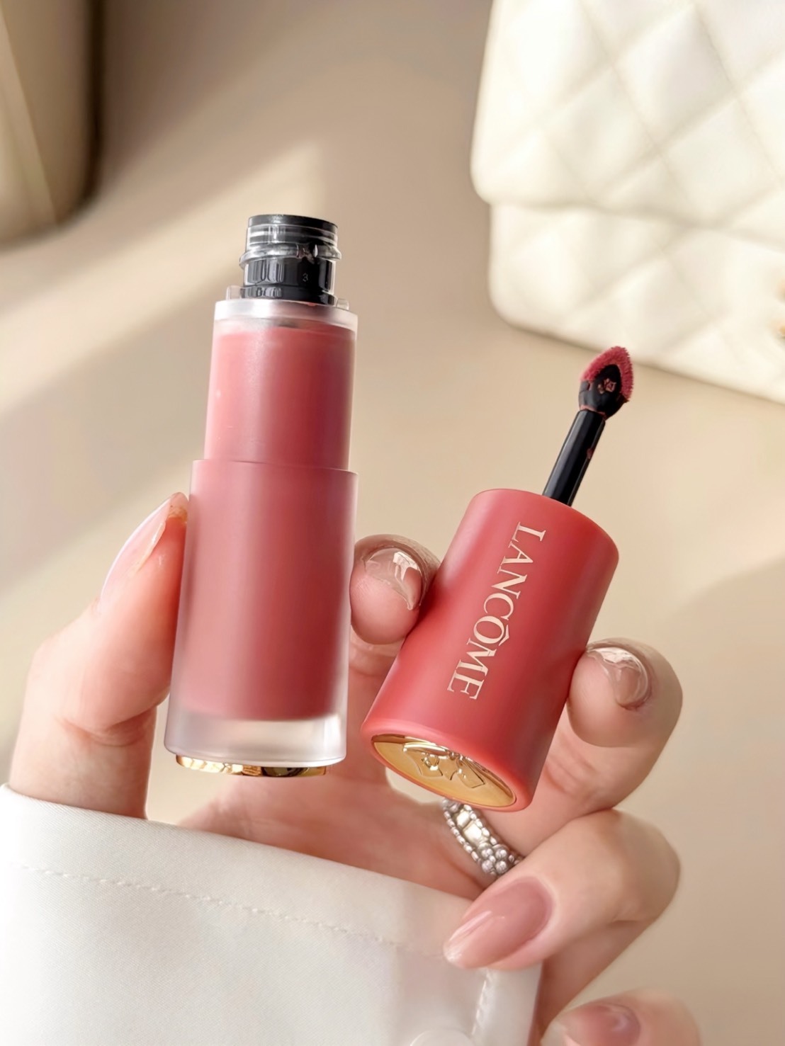 <2025新色💄> LANCOME 啞光絲絨菁純裸唇釉