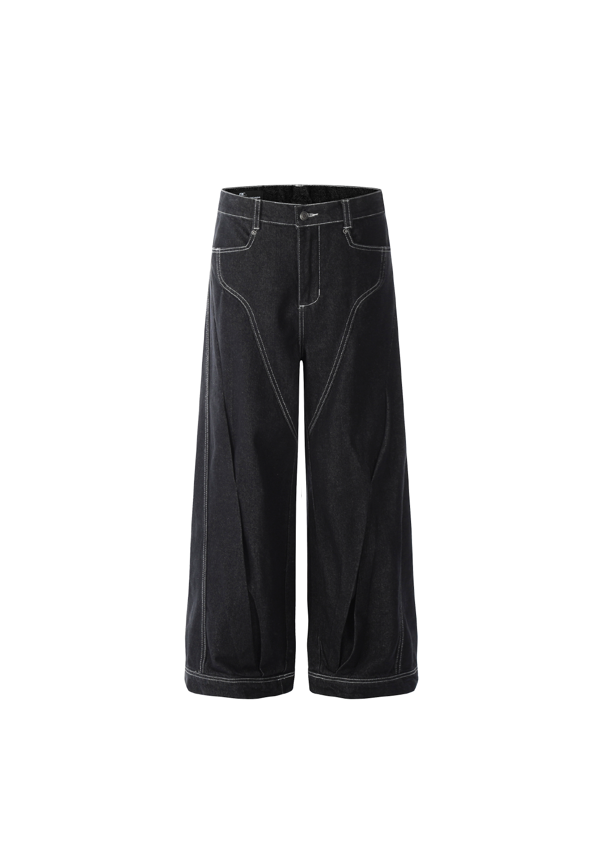 - SIMPLEACTION - 美式cleanfit結構線型丹寧褲