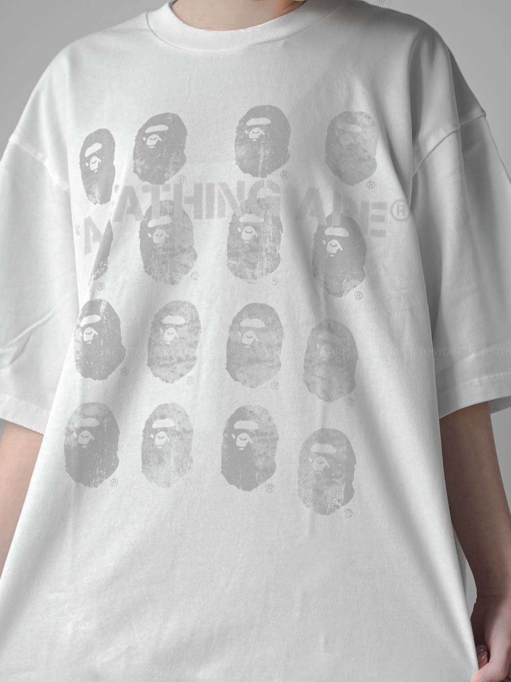 KTQ STORE ‧  BAPE 16猿人頭T 水洗黑1L30109348-BK 水洗白1L30109348-IVORY