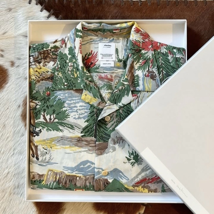 RE-STOCK: VISVIM 2025 S/S CROSBY SHIRT S/S (WASHI CHIRIMEN) - PRE ORDER ITEM (預訂中)