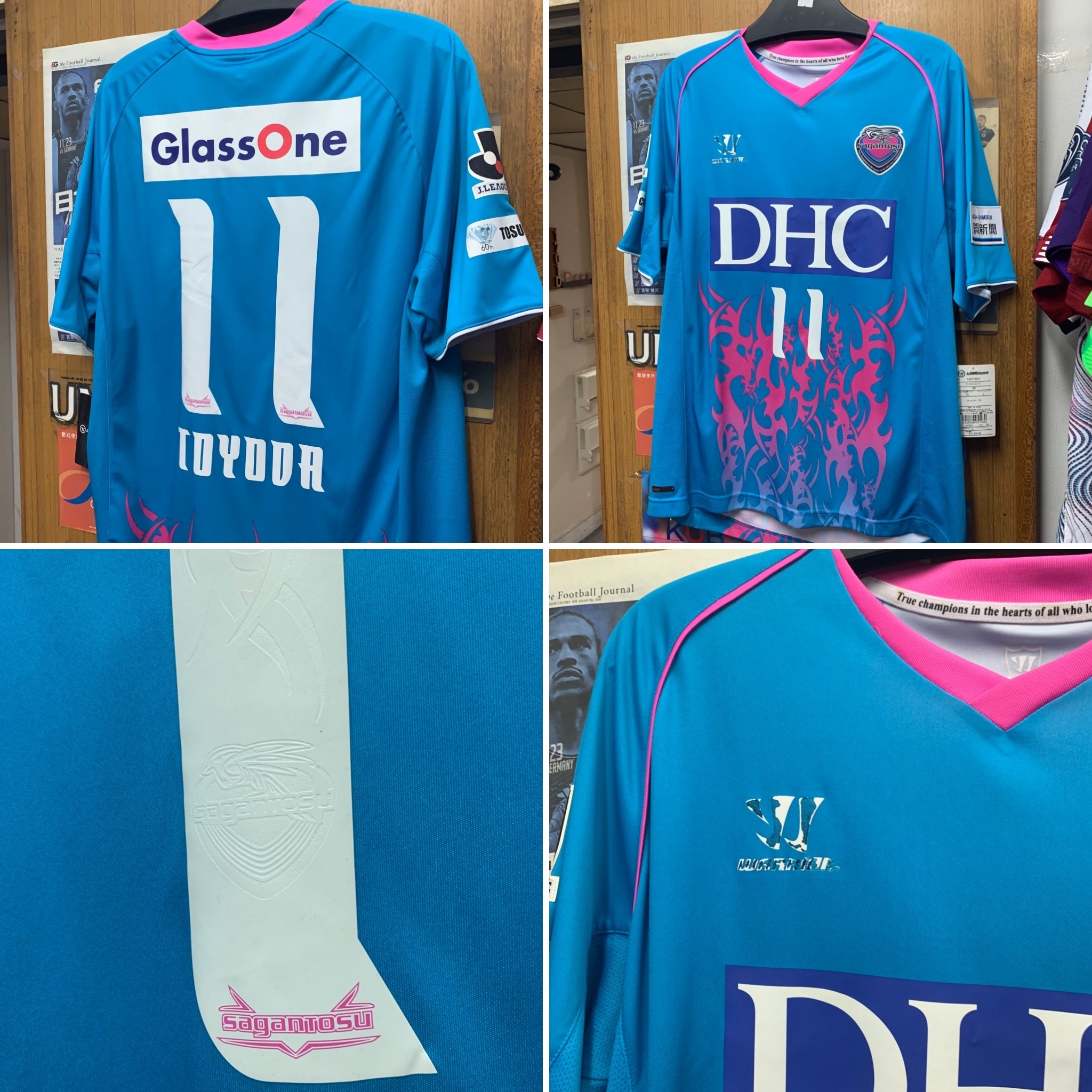 2014 Tosu Sagan Home Shirt with 11 TOYODA  [BNWT, XL 90% New]