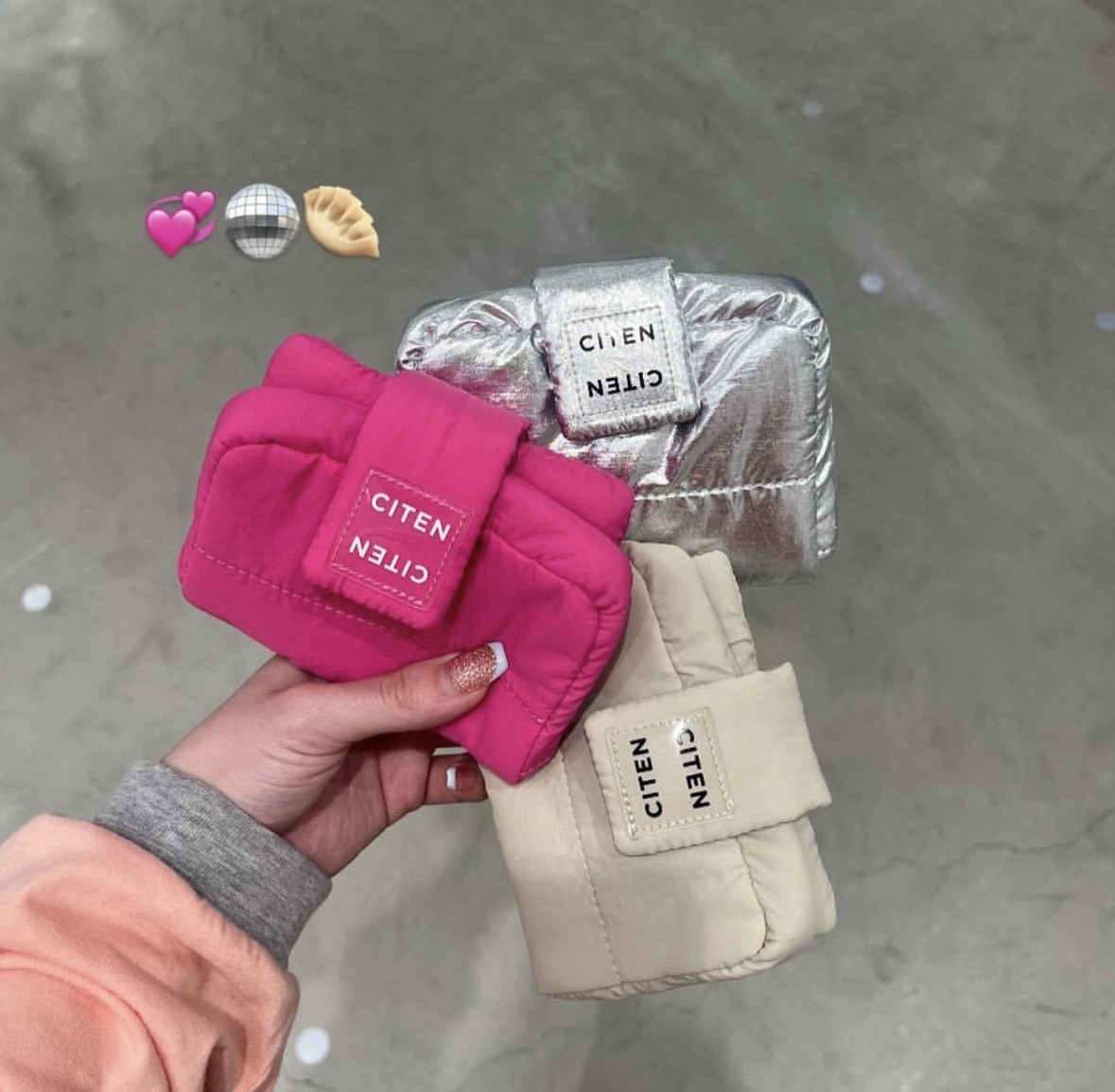 <快速出貨>  🇯🇵CITEN 隨身鏡迷你化妝包 5色🪞💄