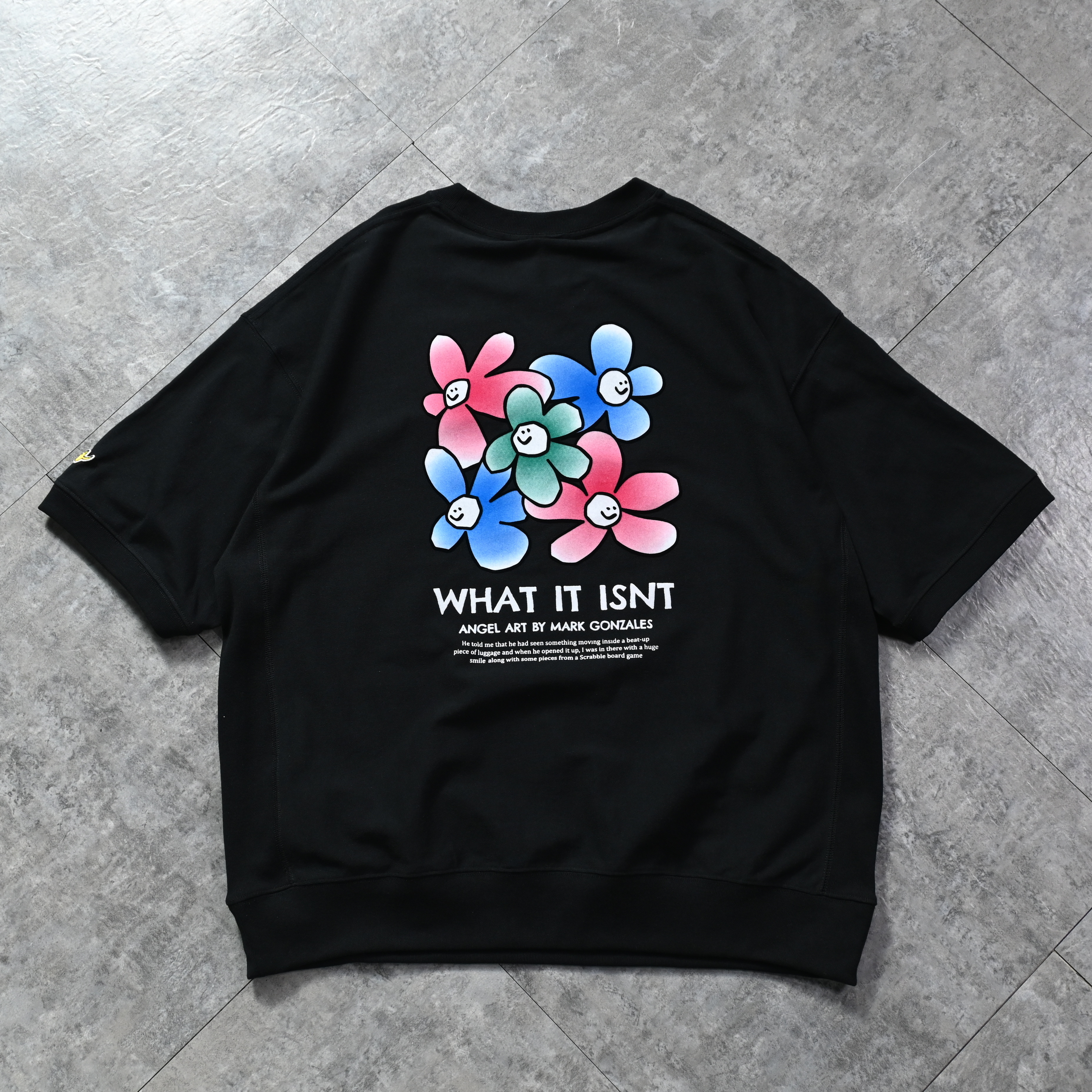 (What it isNt) ART BY MARK GONZALES Flocking Flower BIG Tee