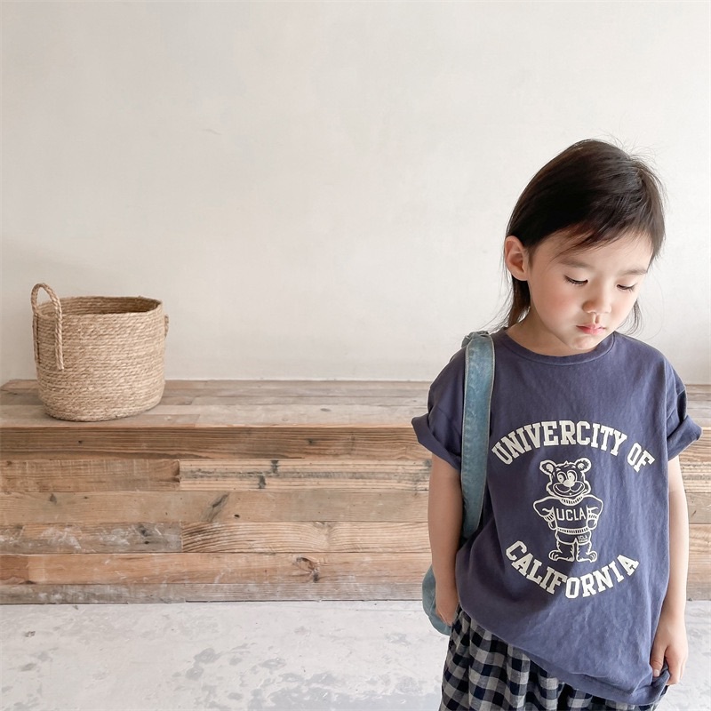 兩色UCLA熊熊上衣