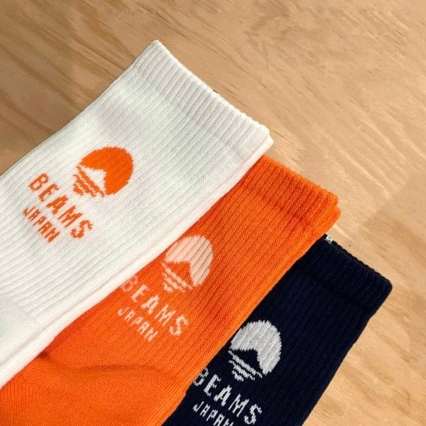 日本BEAMS JAPAN 富士山經典LOGO襪