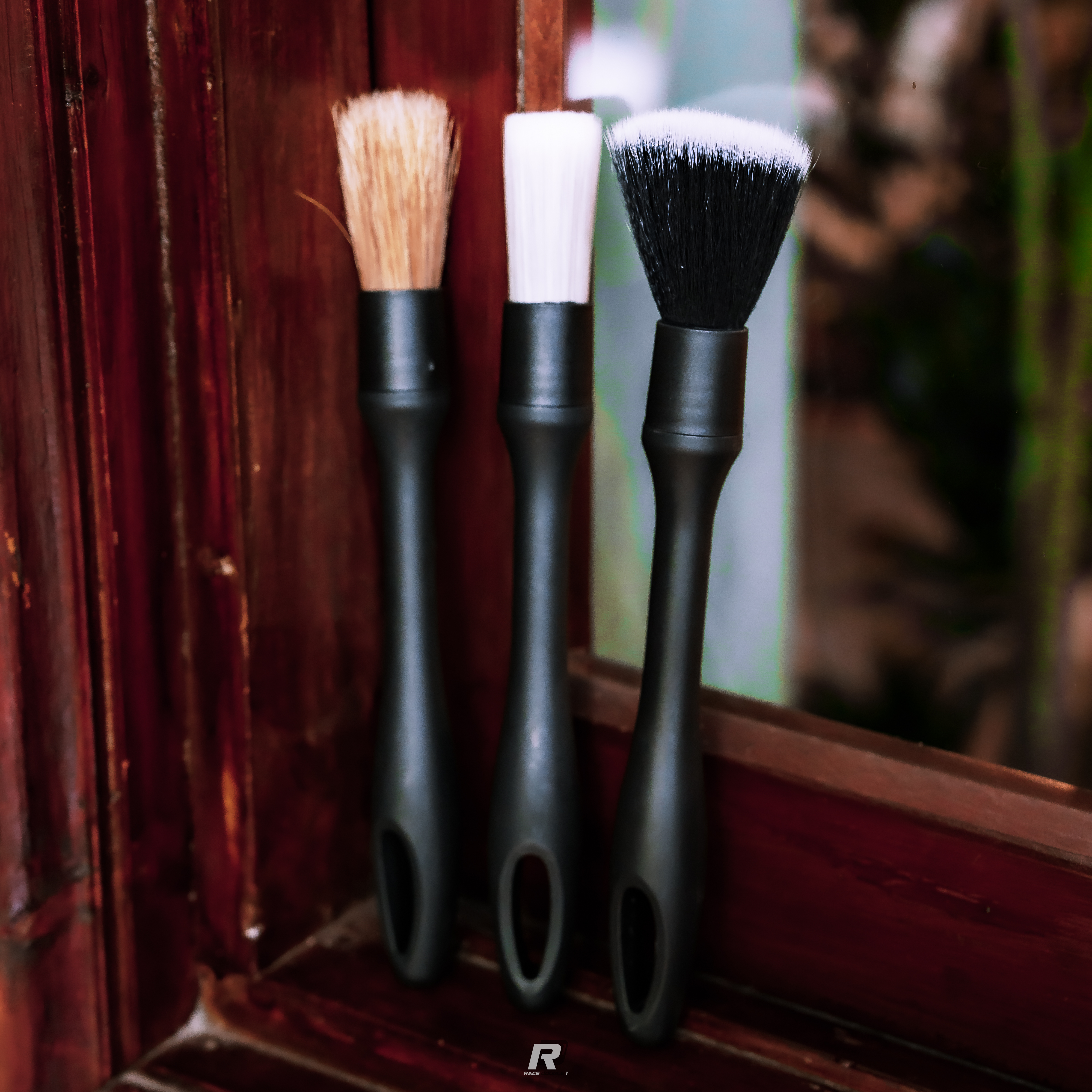 RD1 細節刷 x Pro 玩家｜3支鬃毛刷組｜輪圈卡鉗縫隙清潔用｜柔軟刷毛 × 多部位適用