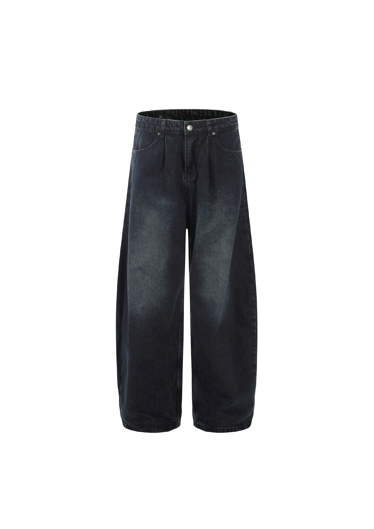 - SIMPLEACTION - 美式復古皺褶牛仔褲