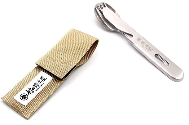 村の鍛冶屋 -  不銹鋼露營餐具 3 件組 (日本製)