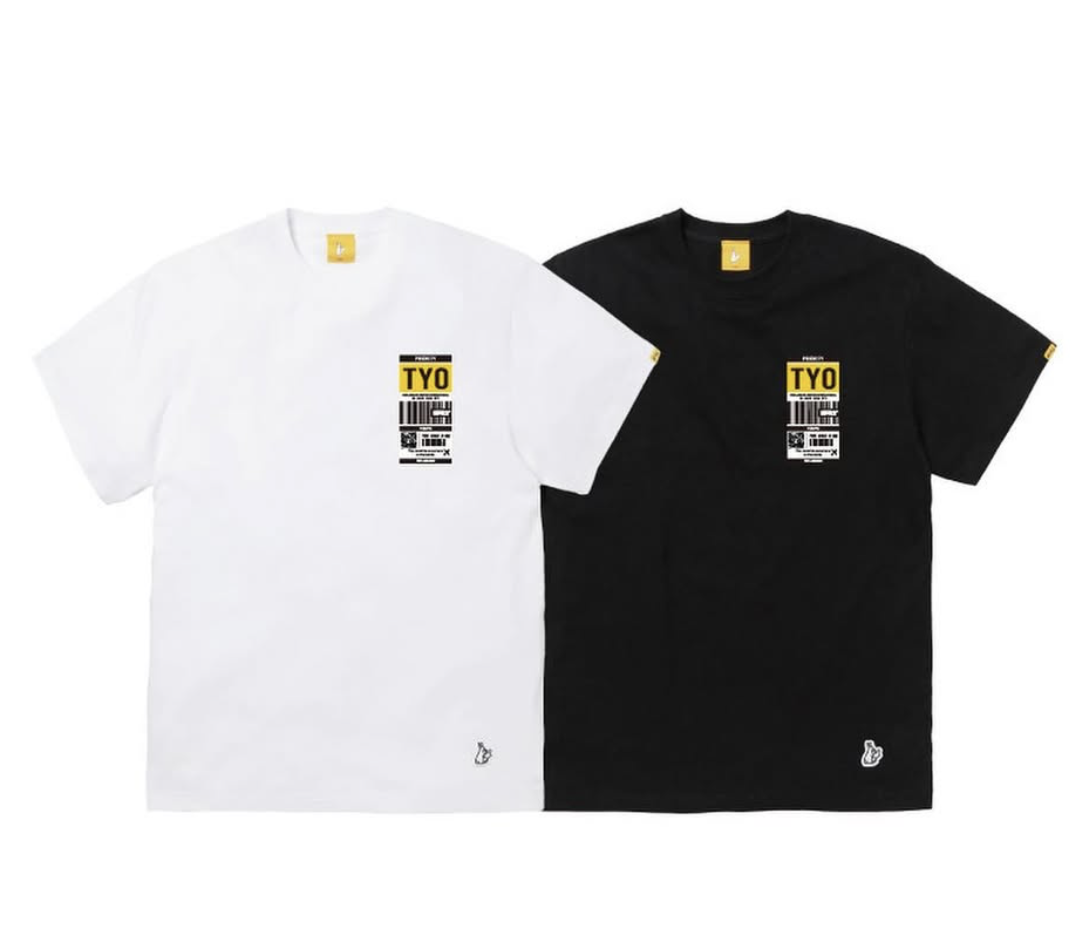 【#FR2】東京店鋪限定行李貼條短TEE