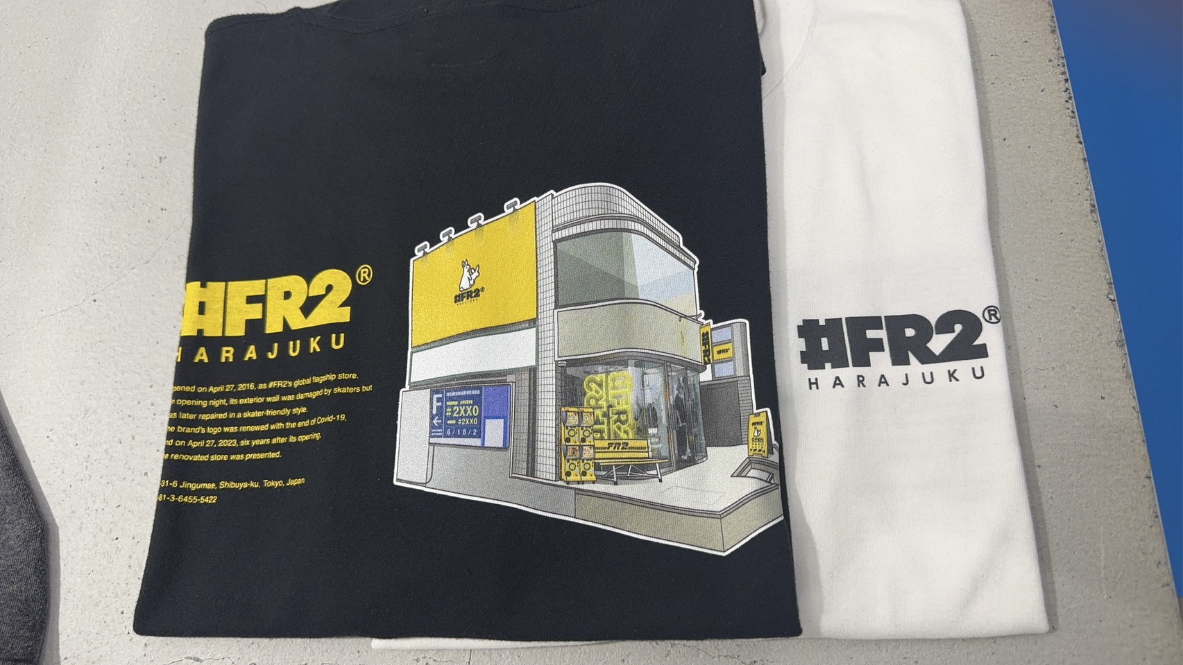 【#FR2】東京店鋪限定店面圖案短TEE