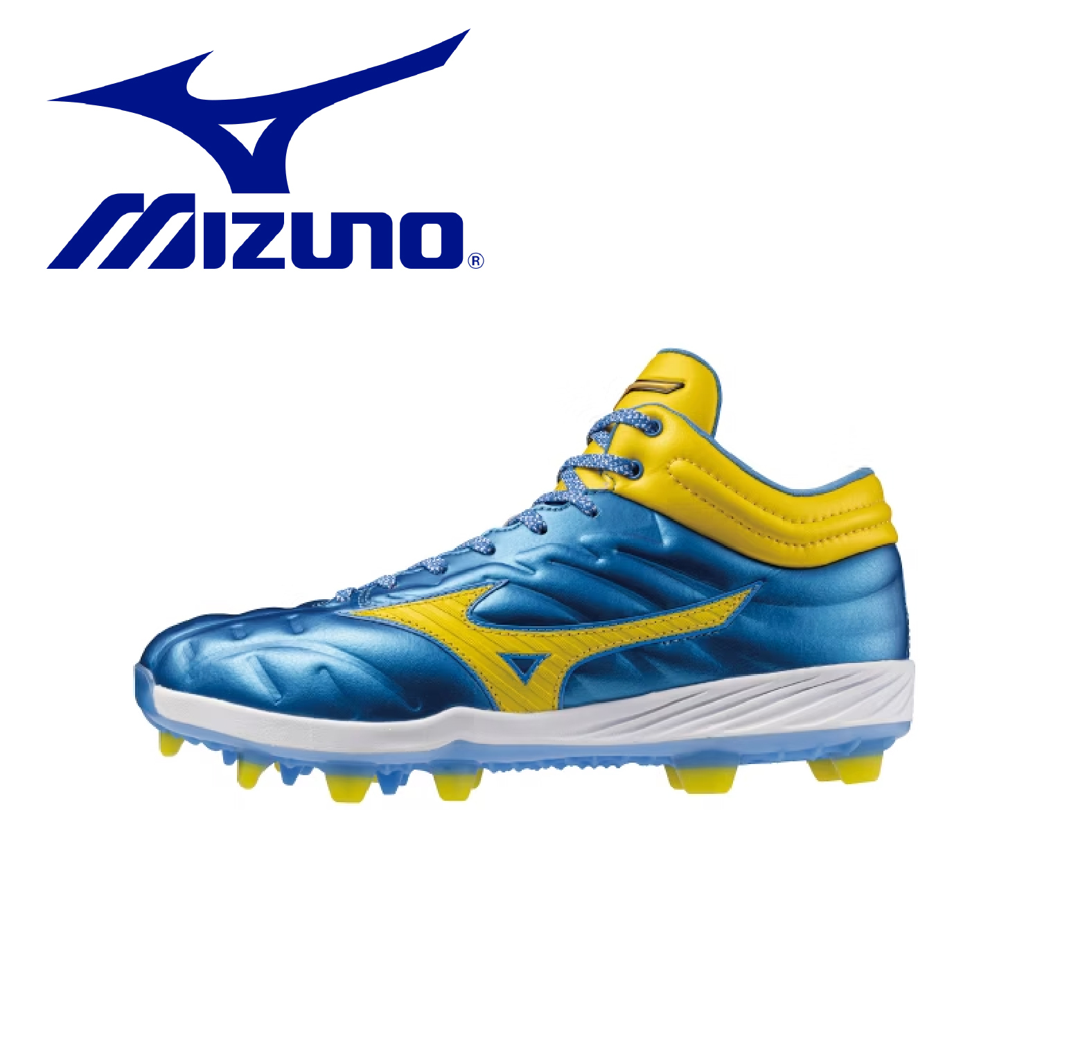 <MIZUNO美津濃>棒球釘鞋-CUSHIONREVO PRO MID TPU WIDE-11GP253027