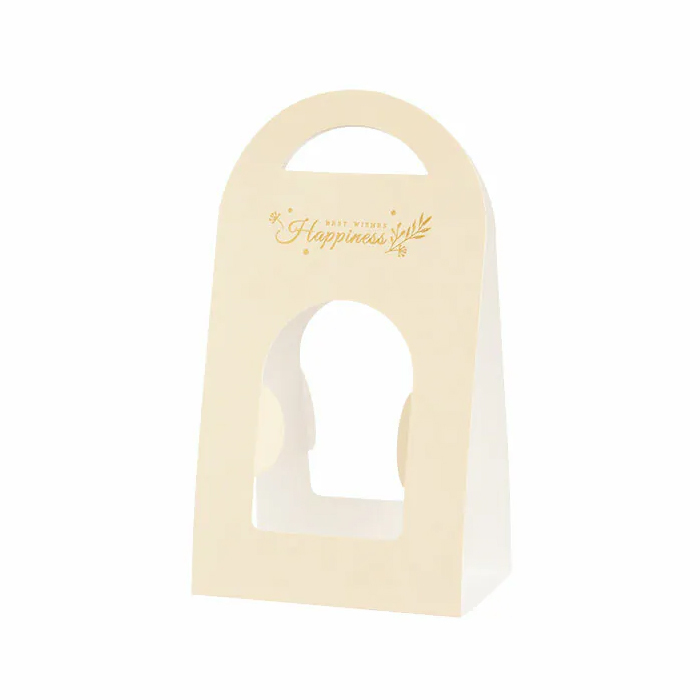 手提紙卡套 No.1 奶油黃 10入/包 12*8.5*22cm【3A35-108501】