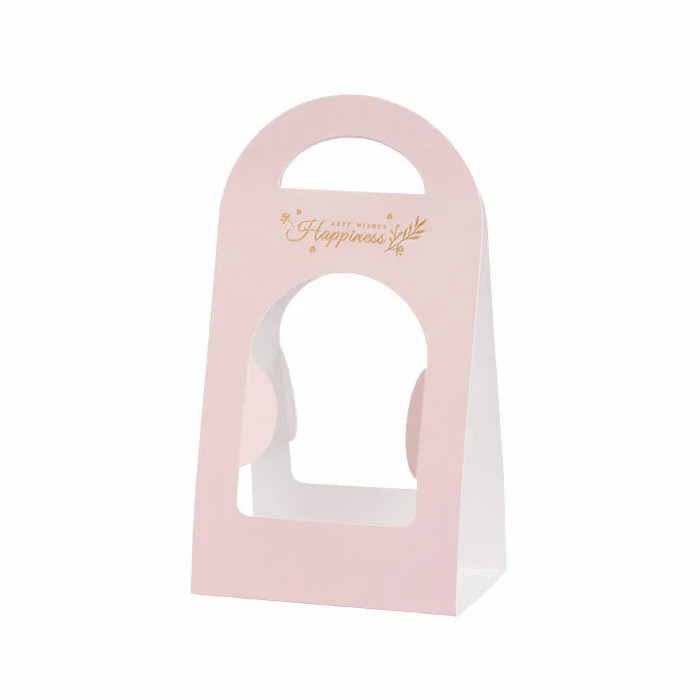 手提紙卡套 No.3 櫻霜粉 10入/包 10*7*18.5cm【3A35-107002】