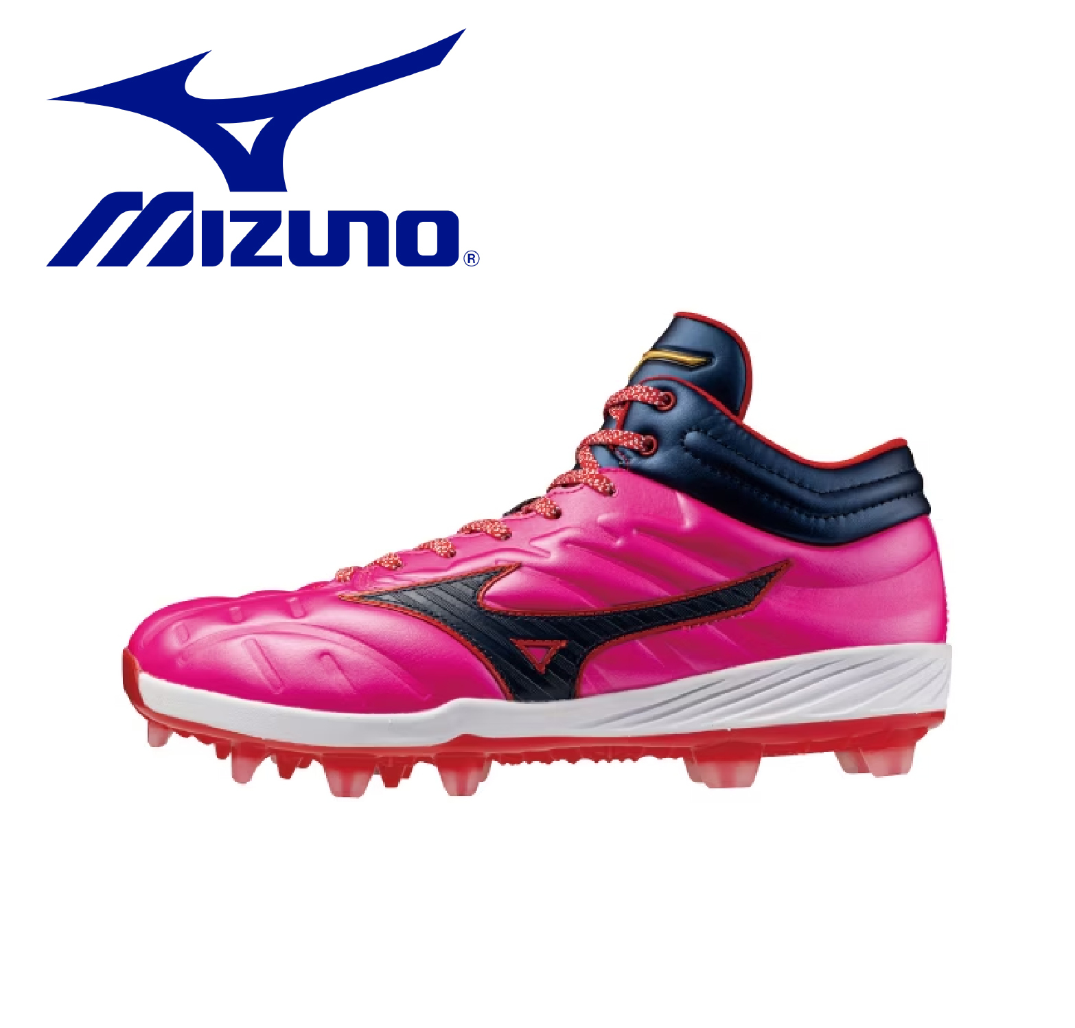 <MIZUNO美津濃>棒球釘鞋-CUSHIONREVO PRO MID TPU WIDE-11GP253064