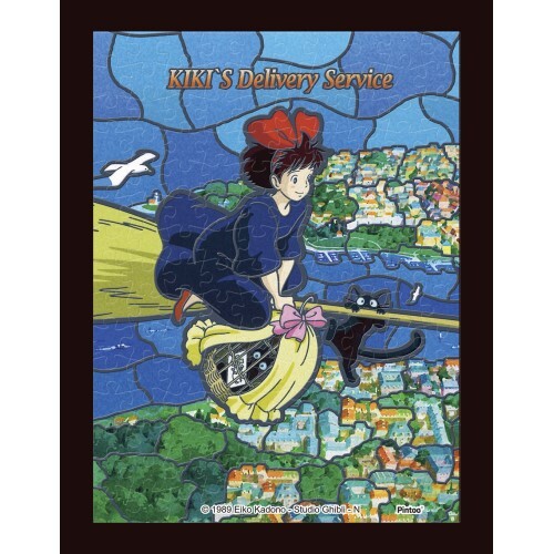 150片透明小拼圖(附框架) 魔女宅急便 送貨中