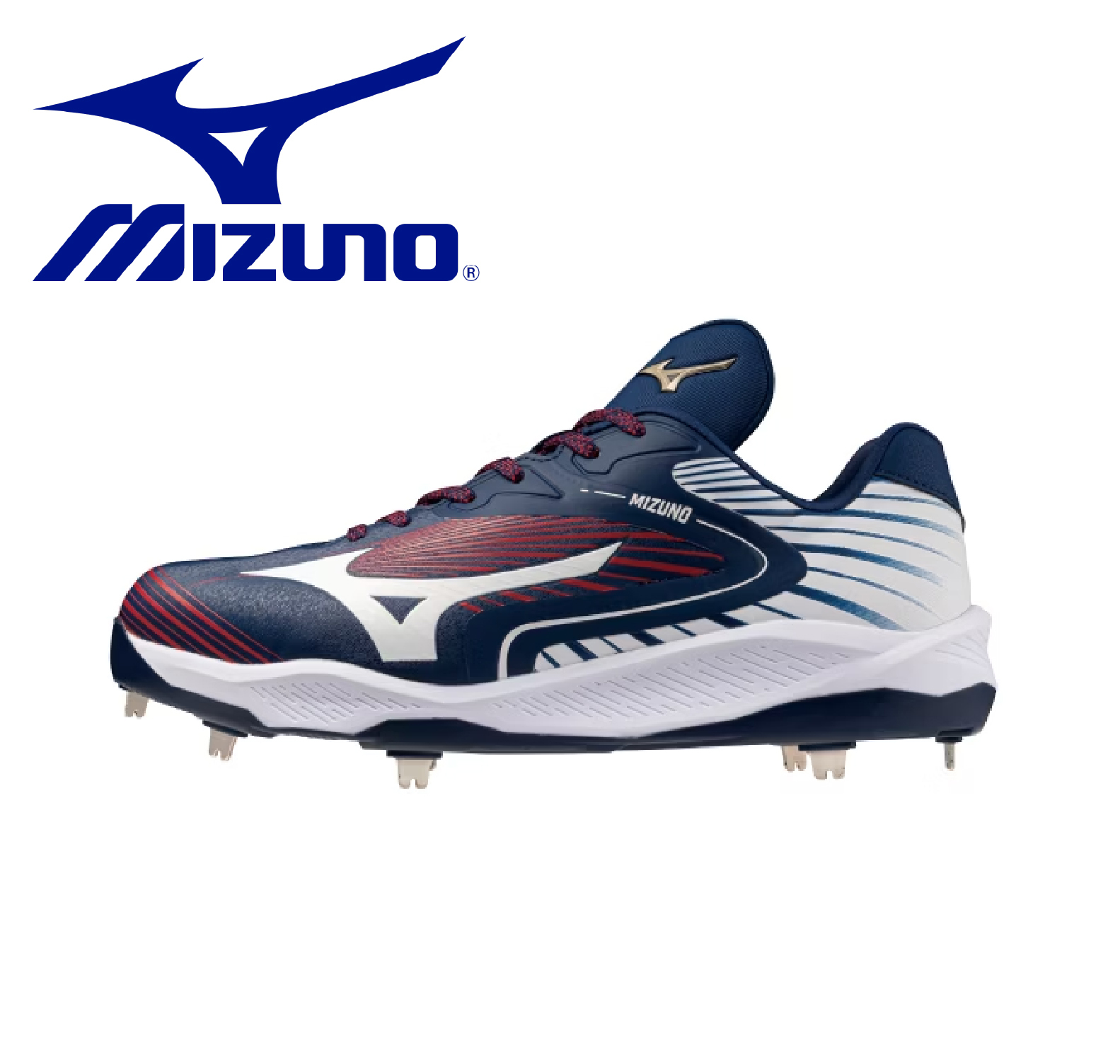 <MIZUNO美津濃>棒球釘鞋-CUSHIONREVO ELITE WIDE-11GM254014