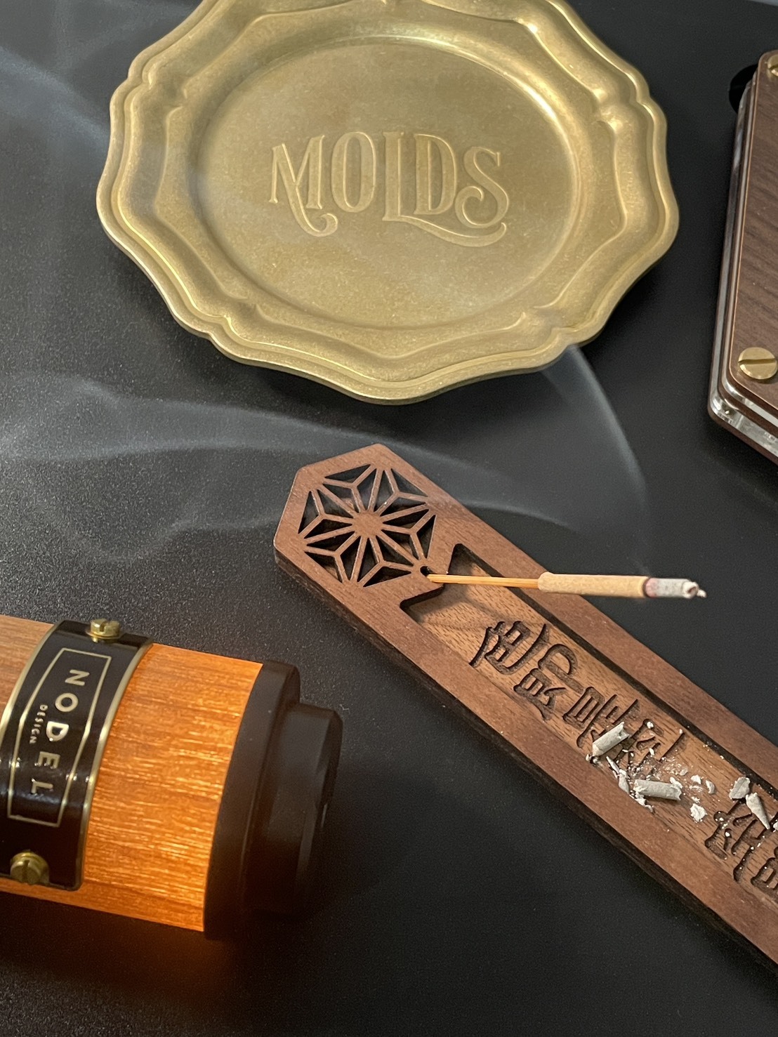 Asagaraworks - 【色即是空】麻紋線香盤 (日本製)