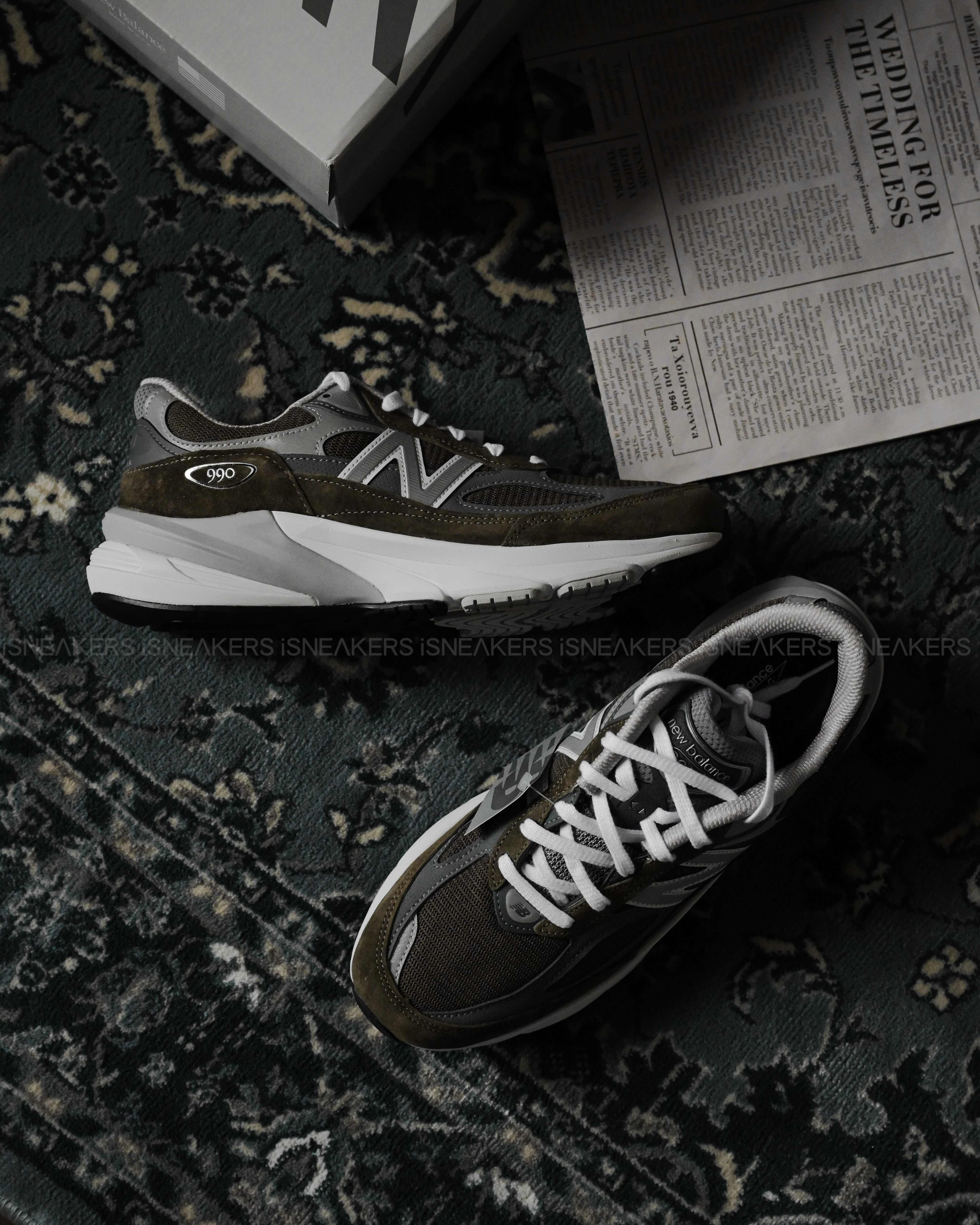 iSNEAKERS｜New Balance Made in USA 990v6 "Olive" 墨綠 U9900G6