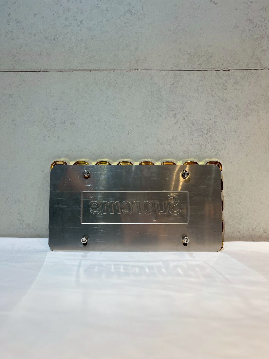 SUPREME CHAIN LICENSE PLATE FRAME 車牌