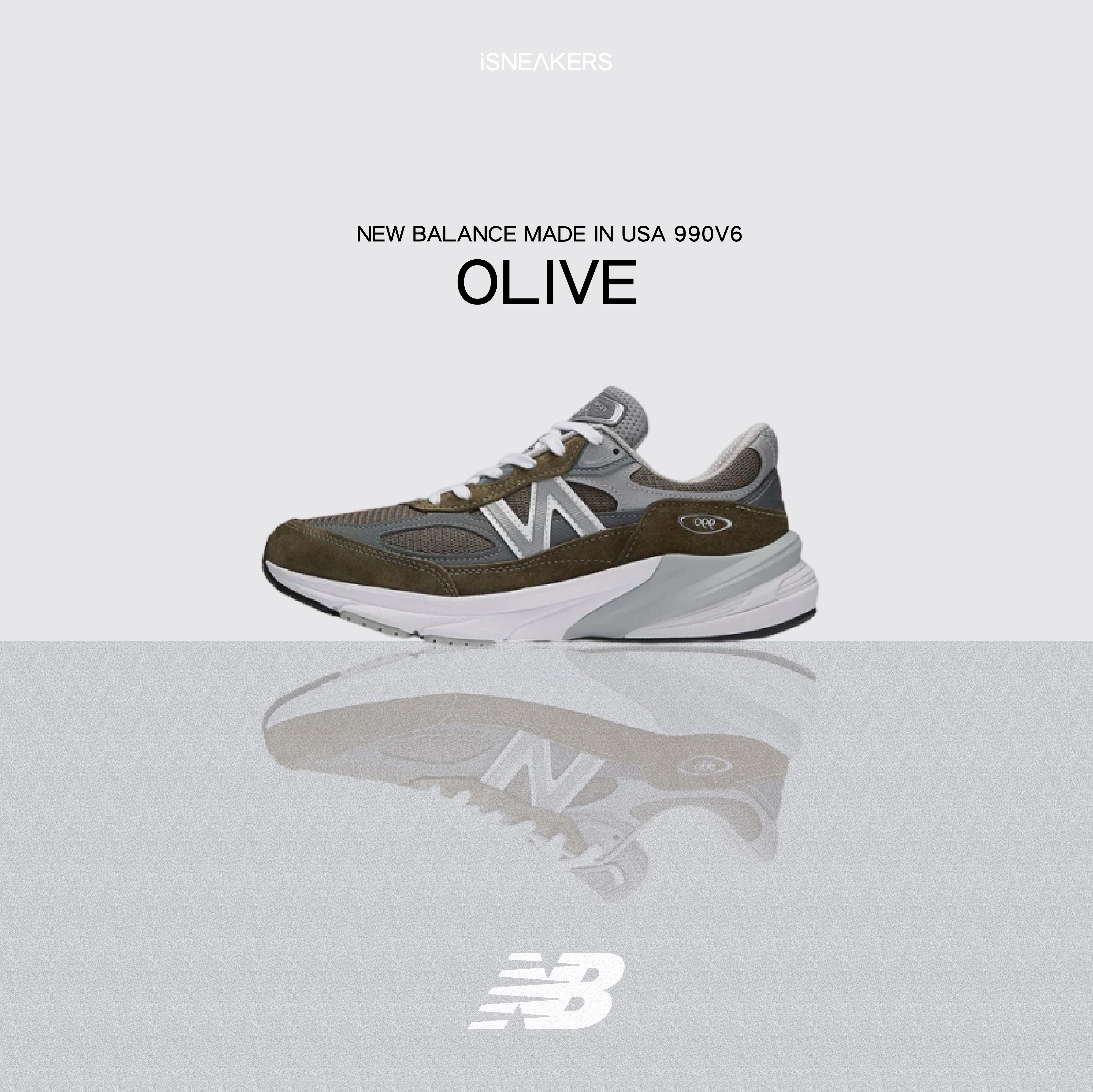 iSNEAKERS｜New Balance Made in USA 990v6 "Olive" 墨綠 U9900G6