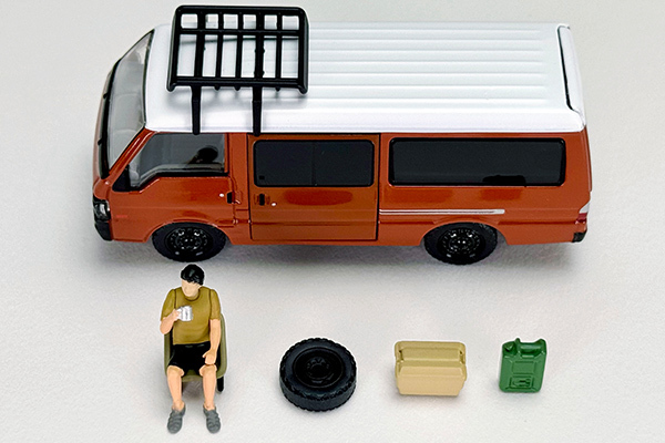 【預訂/10月】Tomytec LV-N310d Mazda Bongo Brawny "CUSTOM" (Brown) with Figures