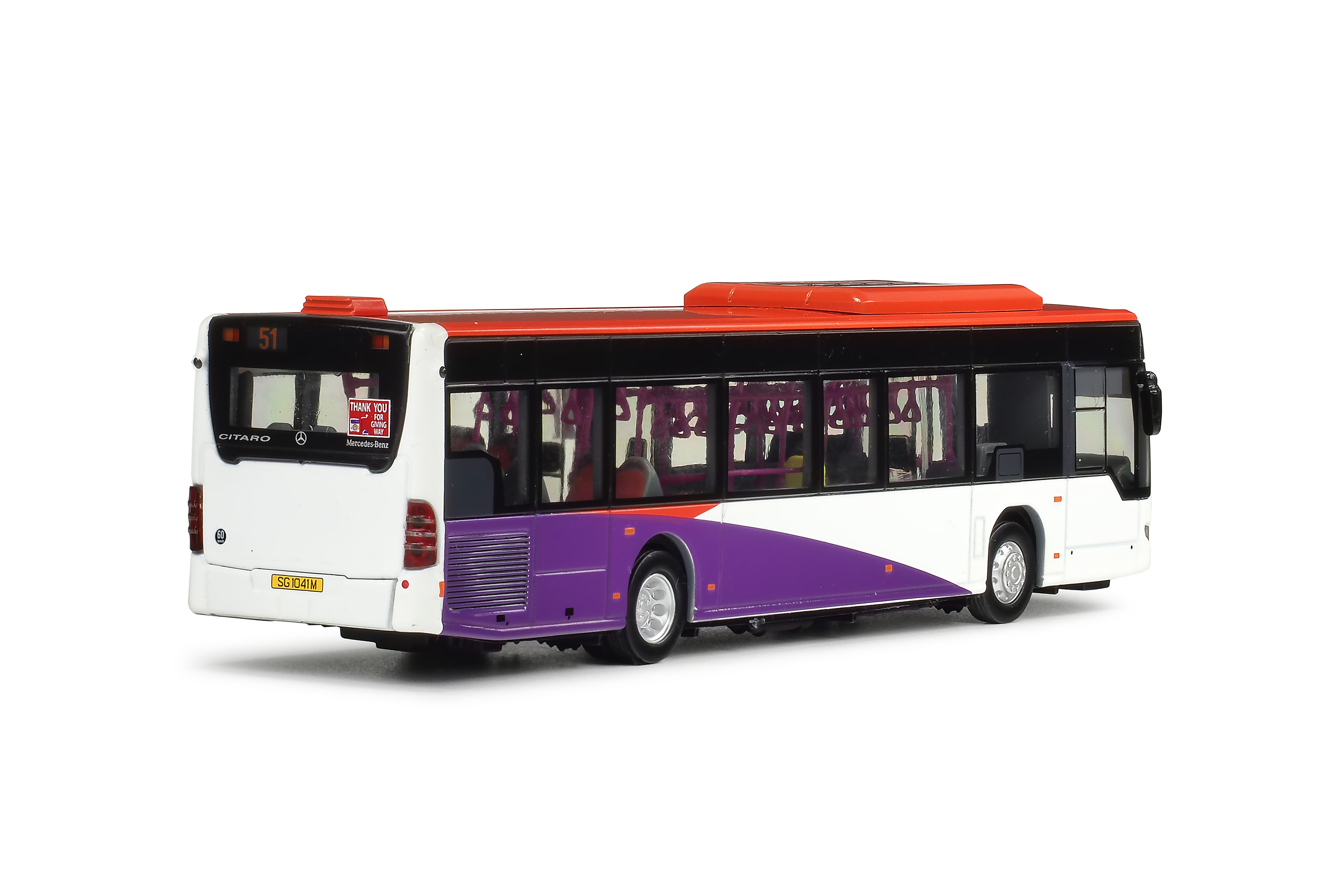 MC76-BENZ-51 1:76 Citaro 新加坡巴士 (51) (只限海外)